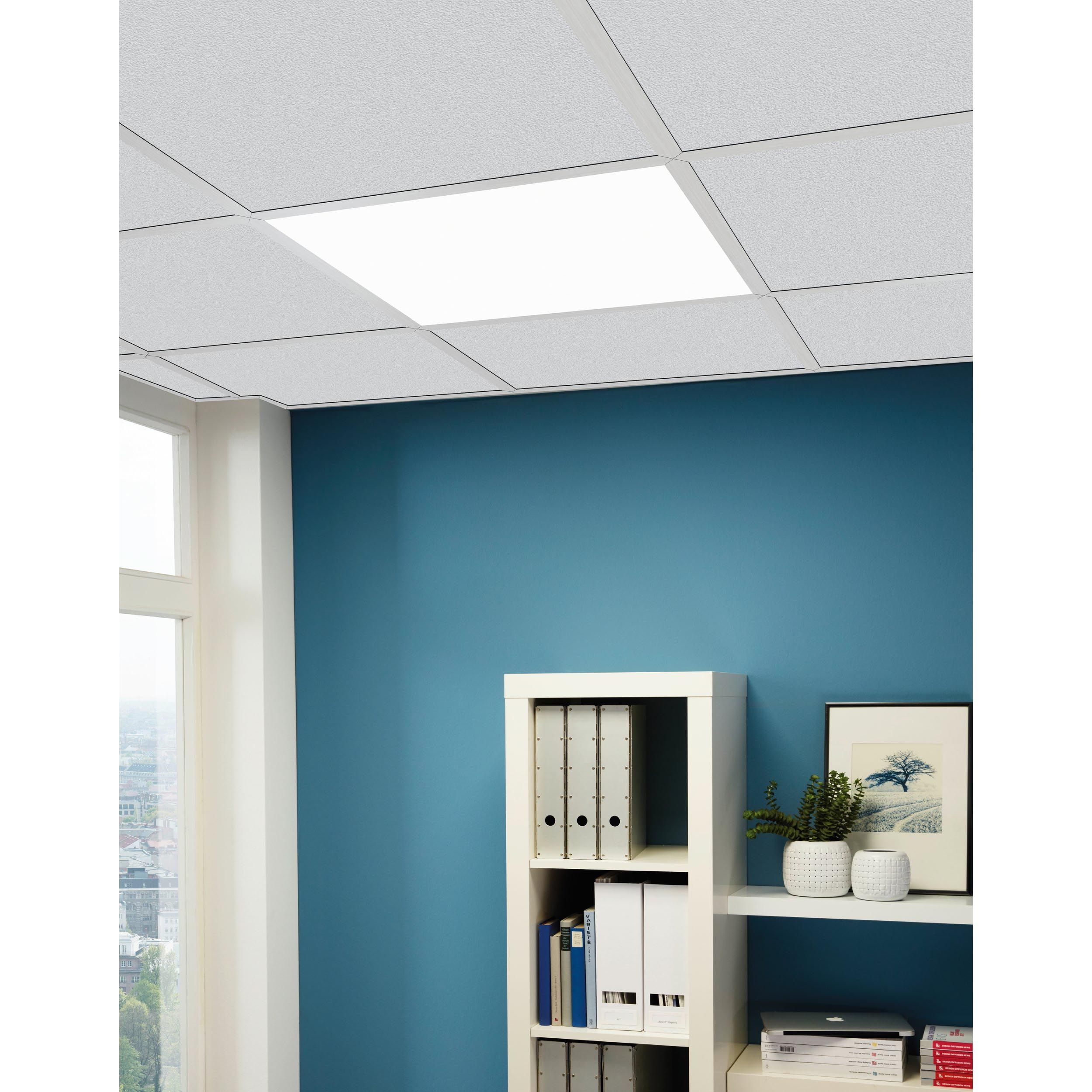Plafonnier LED SALOBRENA 1 blanc L30cm
