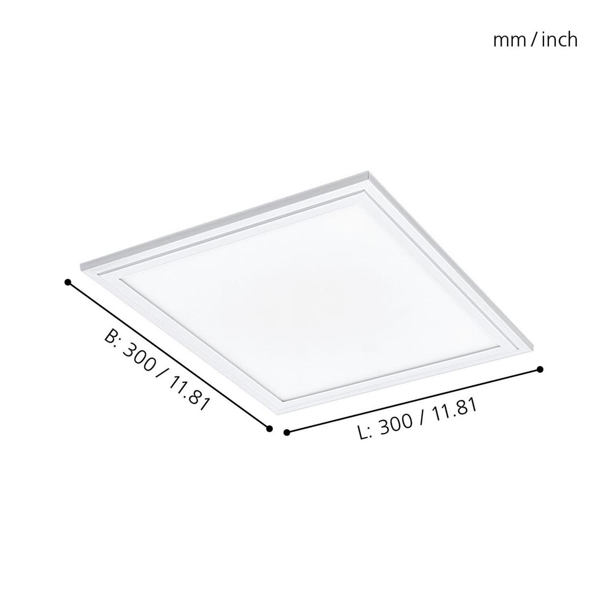 Plafonnier LED SALOBRENA 1 blanc L30cm