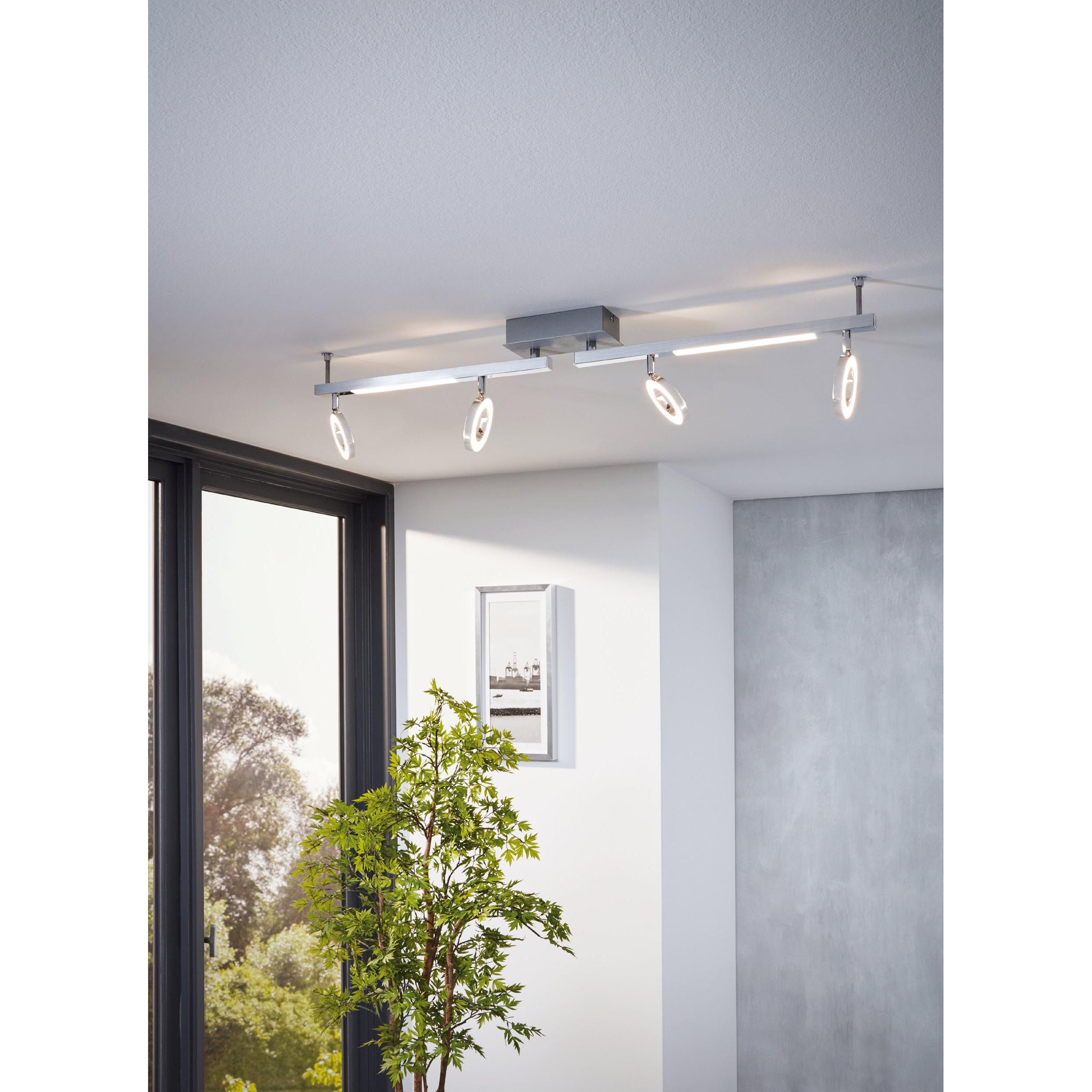 Réglette LED CARDILLO 1 gris L98,5cm