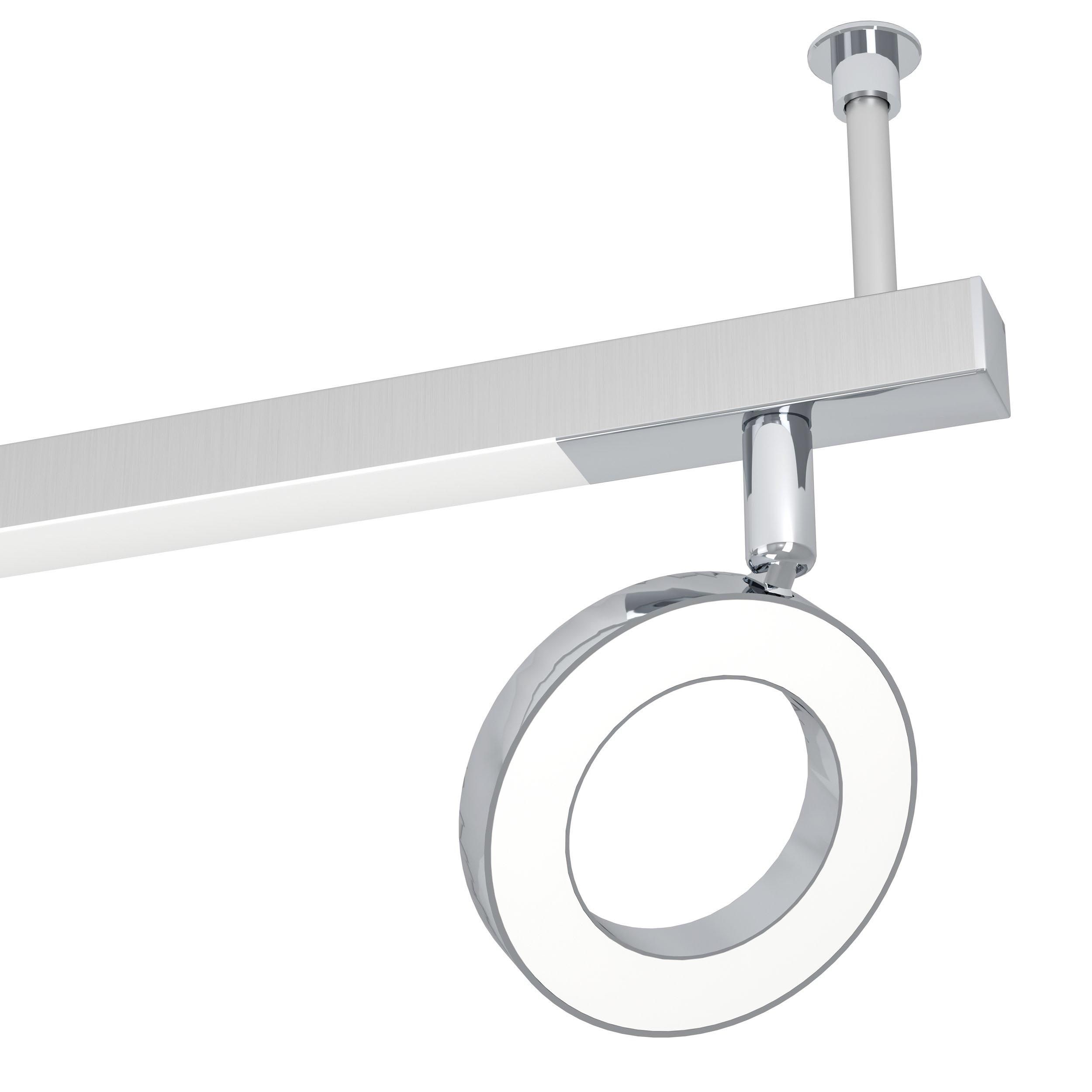 Réglette LED CARDILLO 1 gris L98,5cm