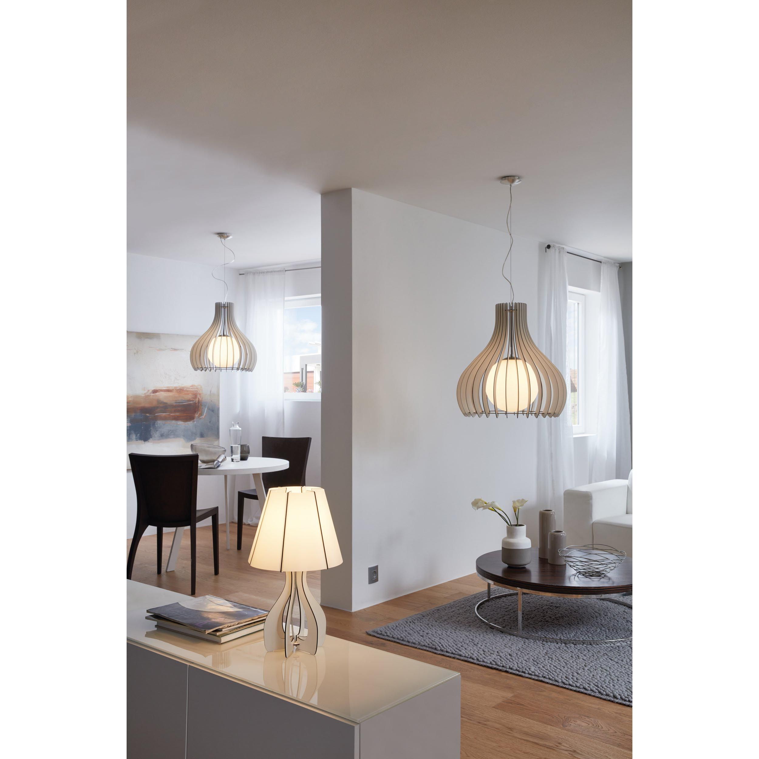 Suspension TINDORI bois/blanc Ø22,5cm