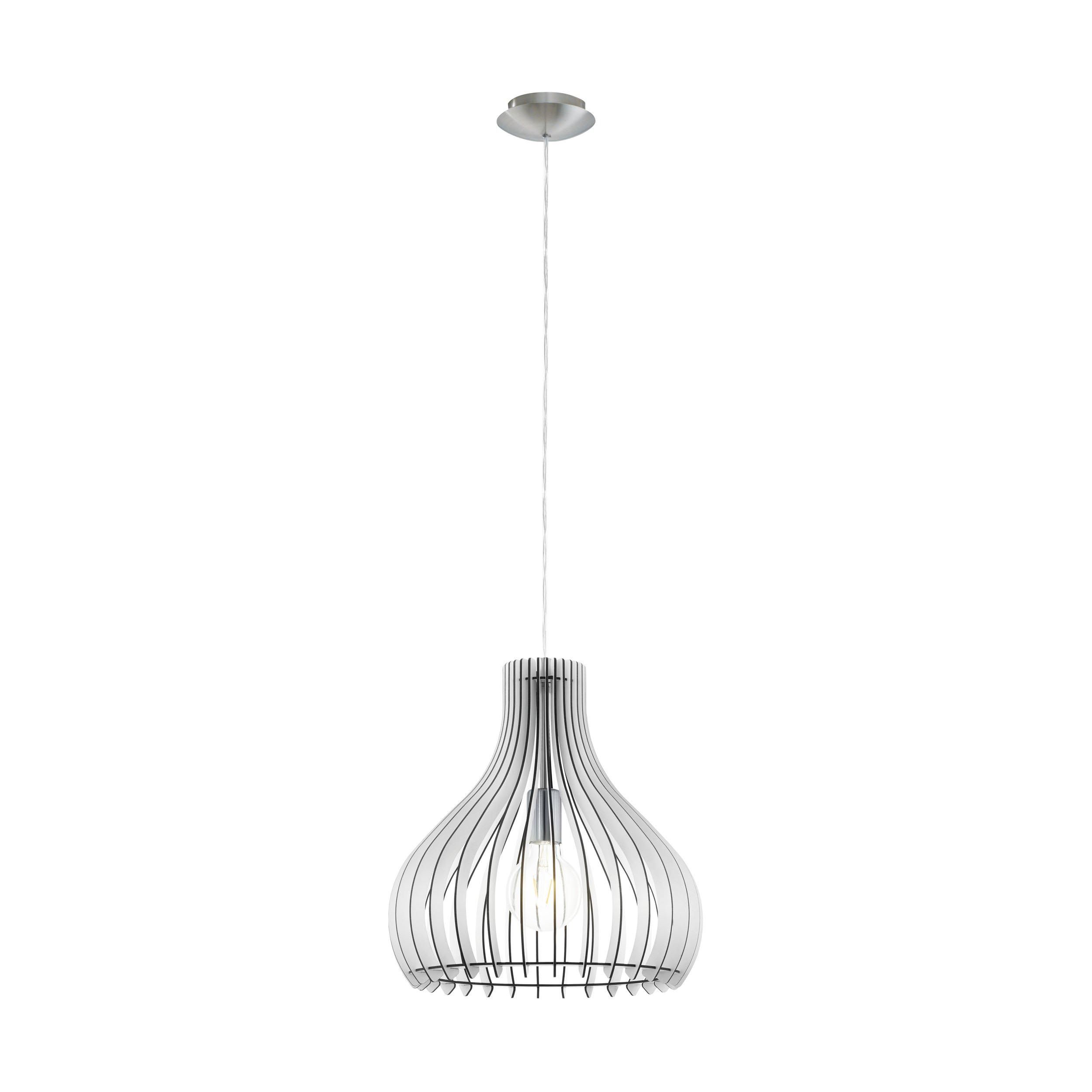 Suspension TINDORI bois/gris Ø38cm
