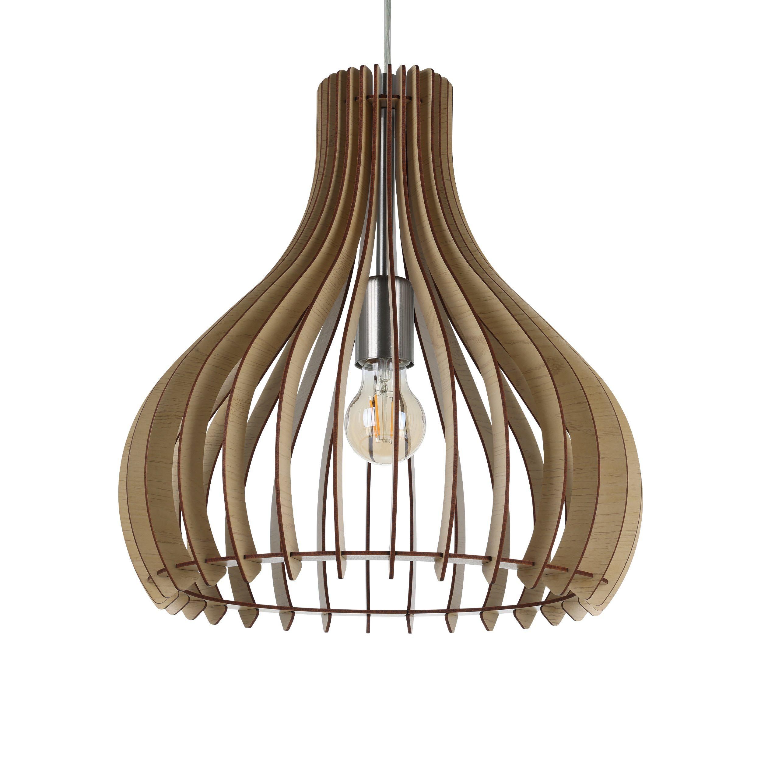 Suspension TINDORI bois/naturel Ø38cm