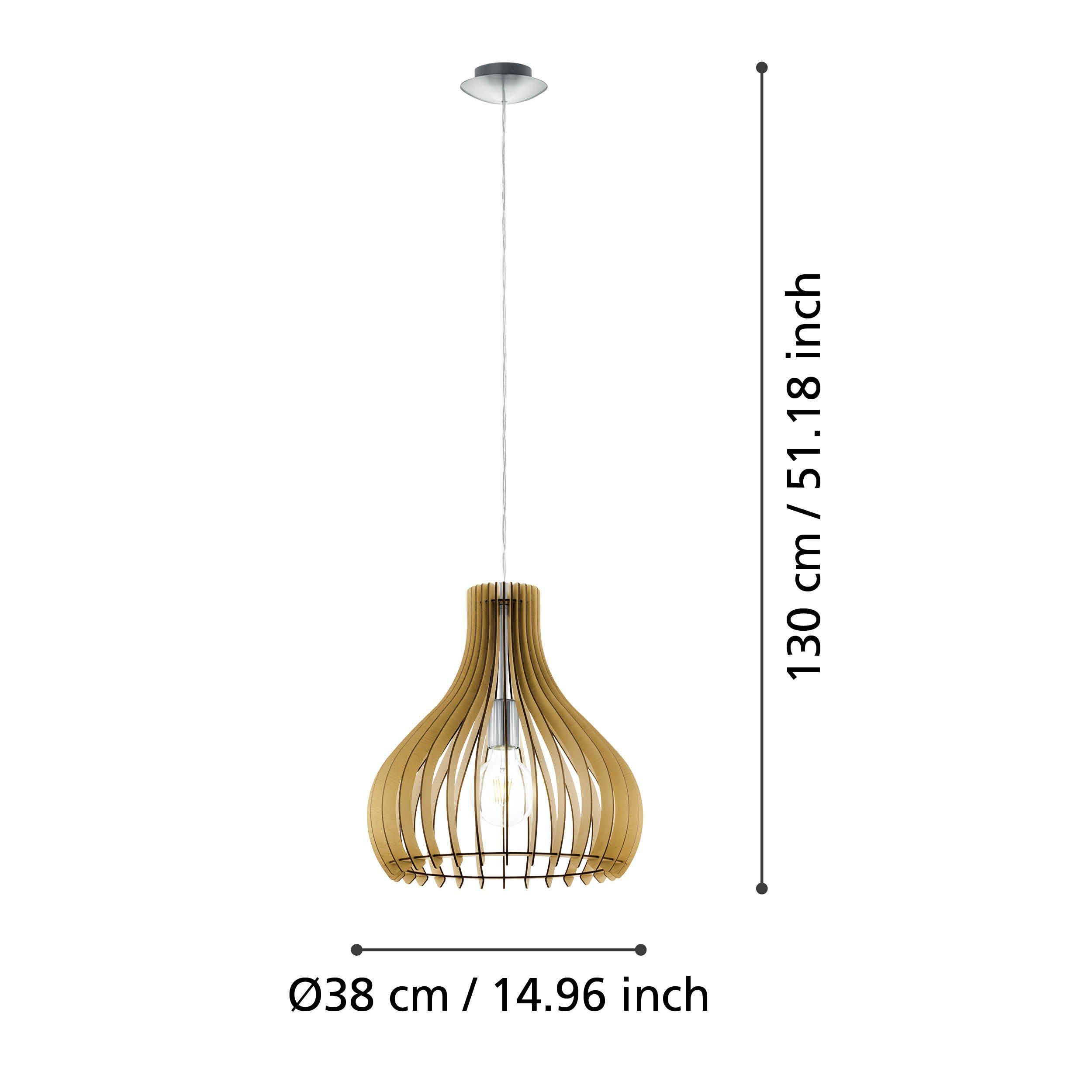 Suspension TINDORI bois/naturel Ø38cm