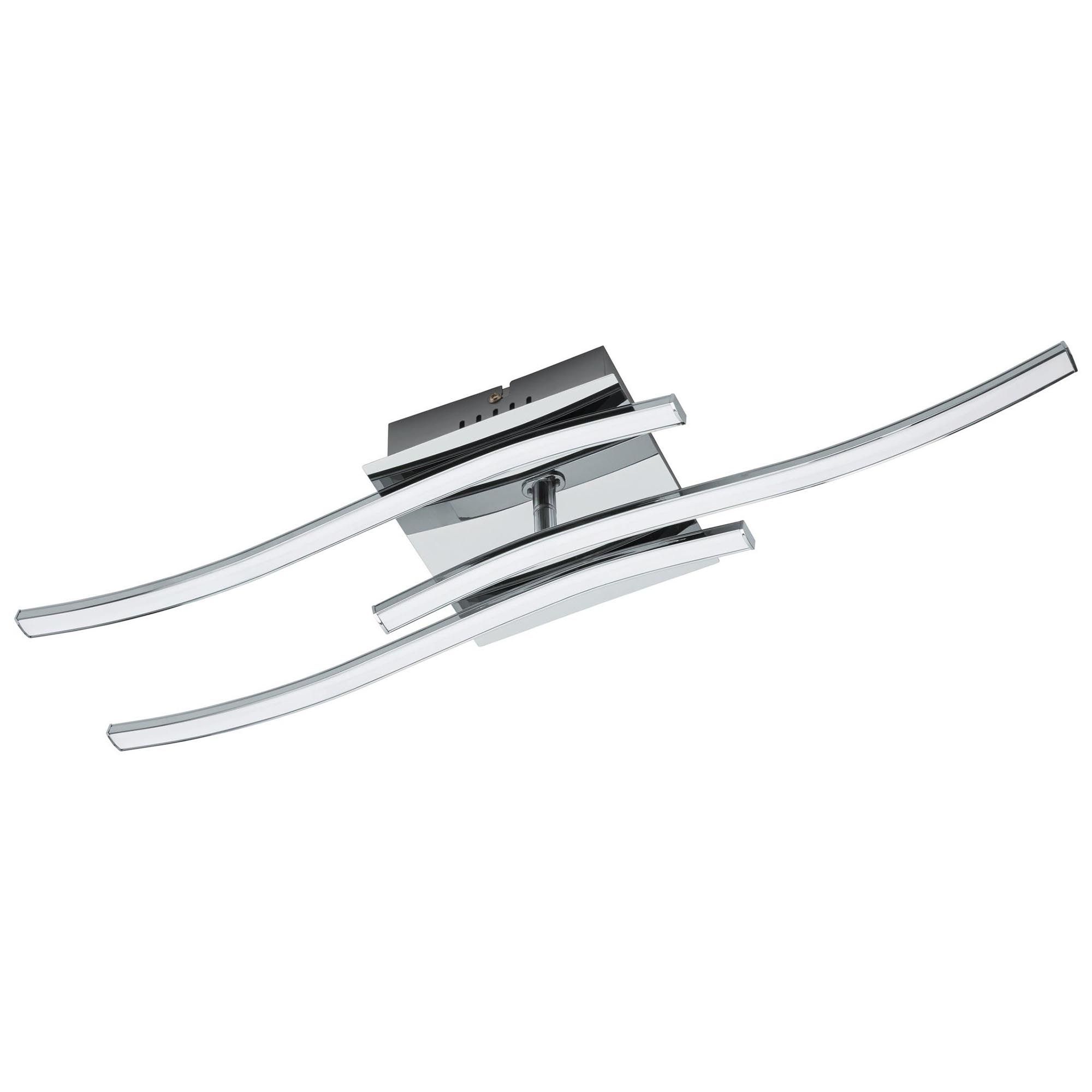 Plafonnier LED VALMORA argenté L12,5cm