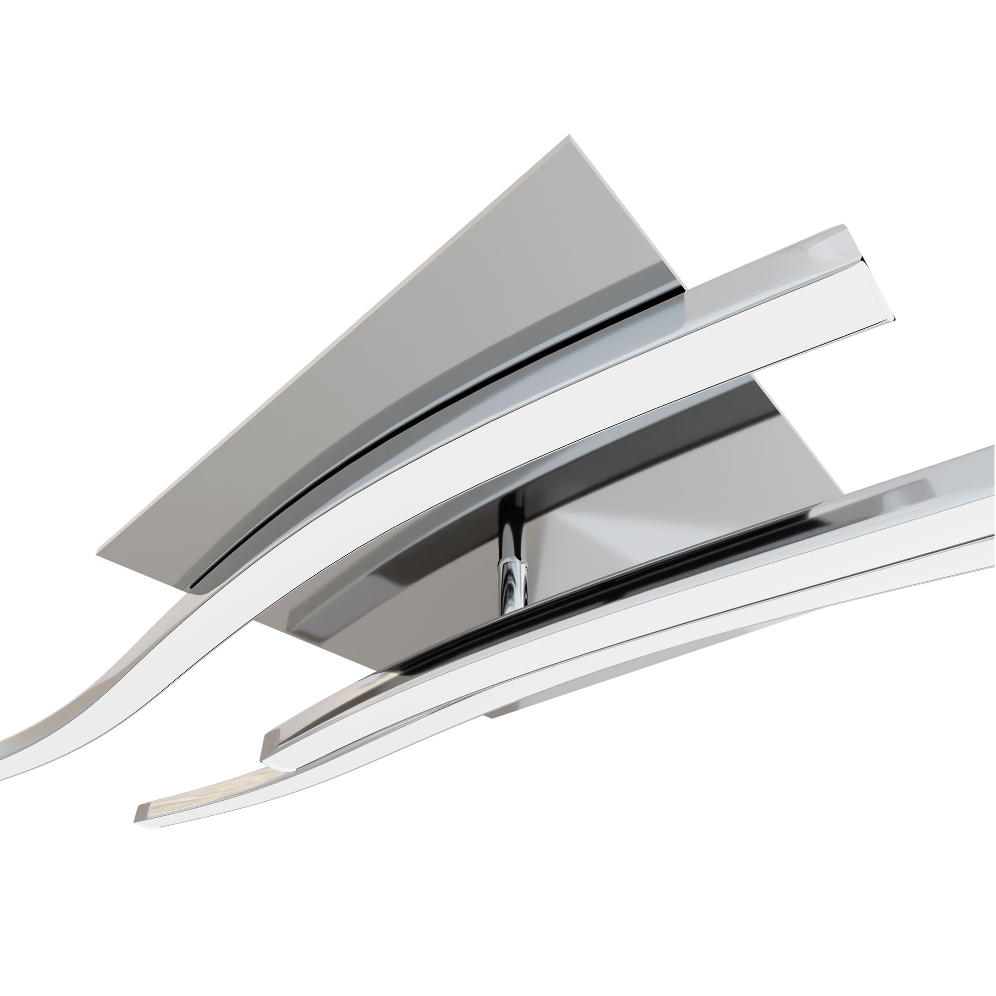 Plafonnier métal argenté VALMORA LED INT 1X12W