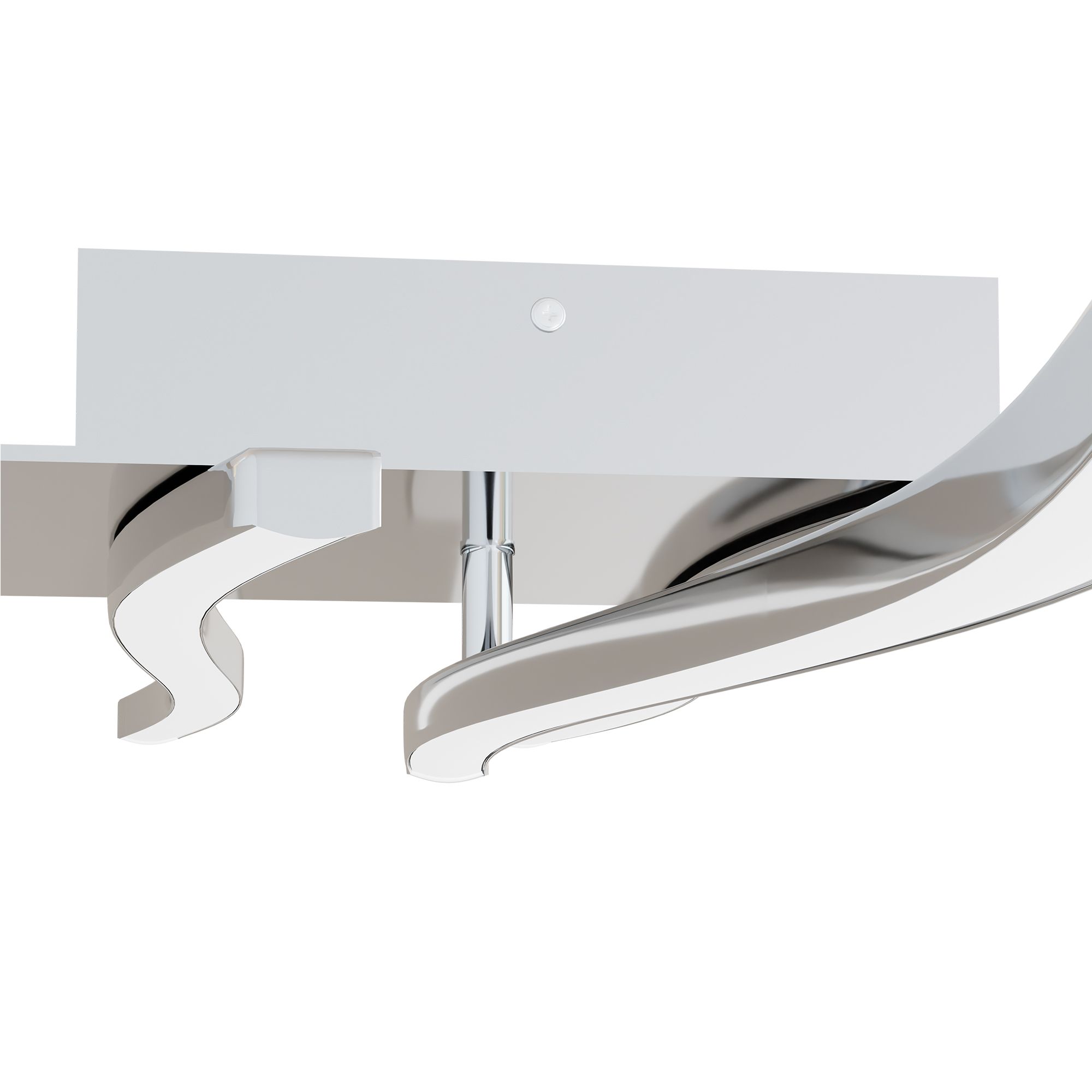 Plafonnier métal argenté VALMORA LED INT 1X12W