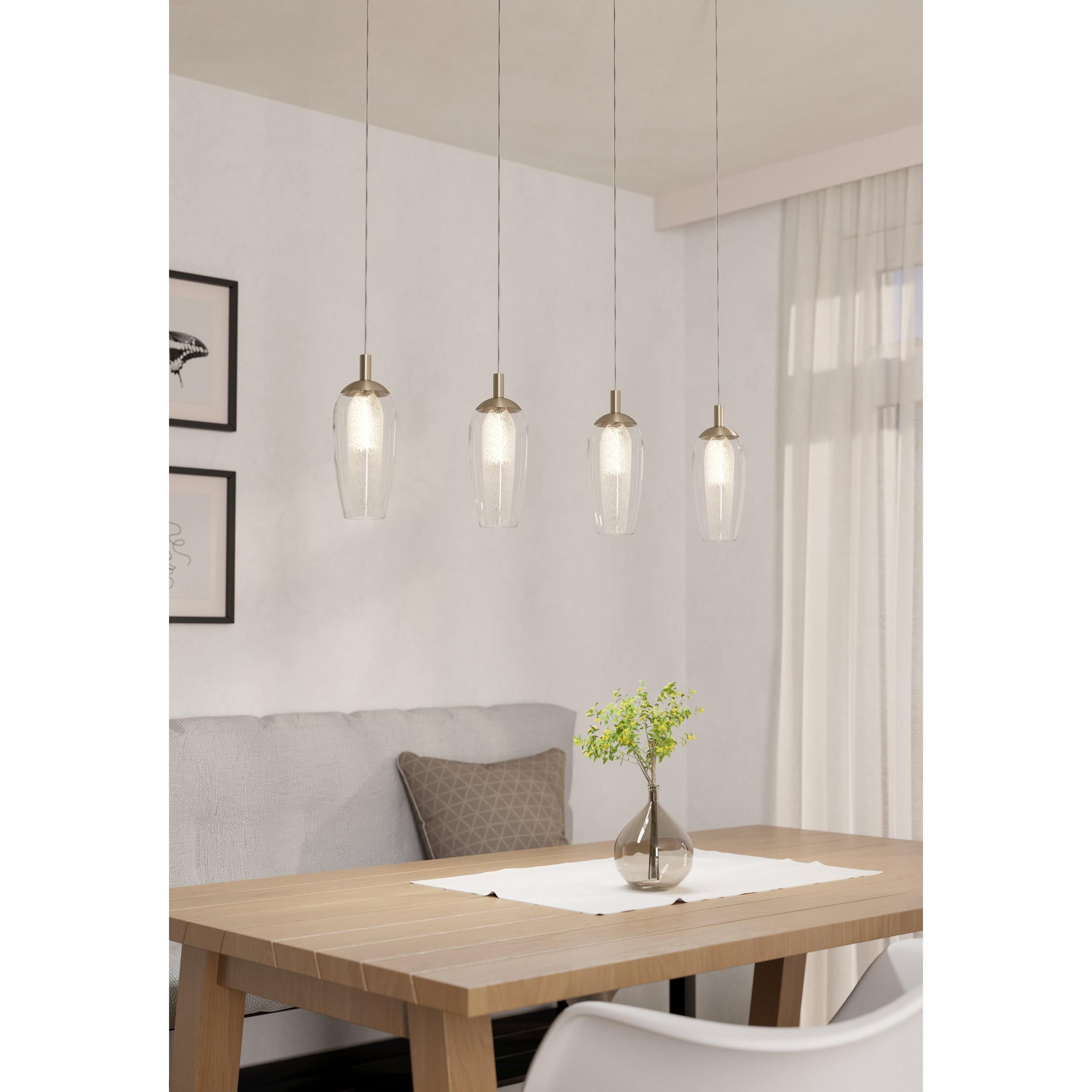 Suspension FARSALA nickel mat L97,5cm