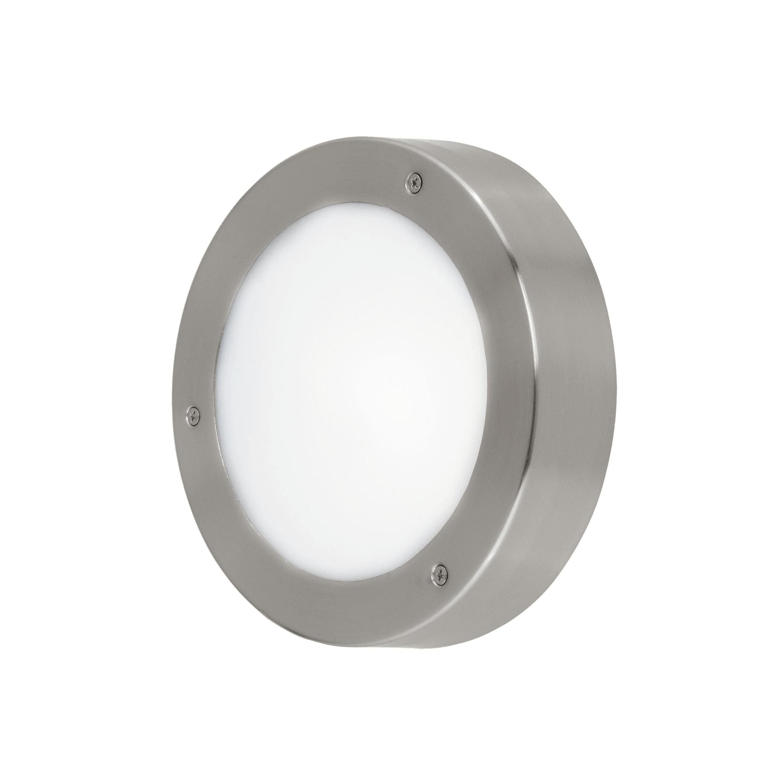 Applique extérieure LED VENTO 2 argenté Ø18,5cm