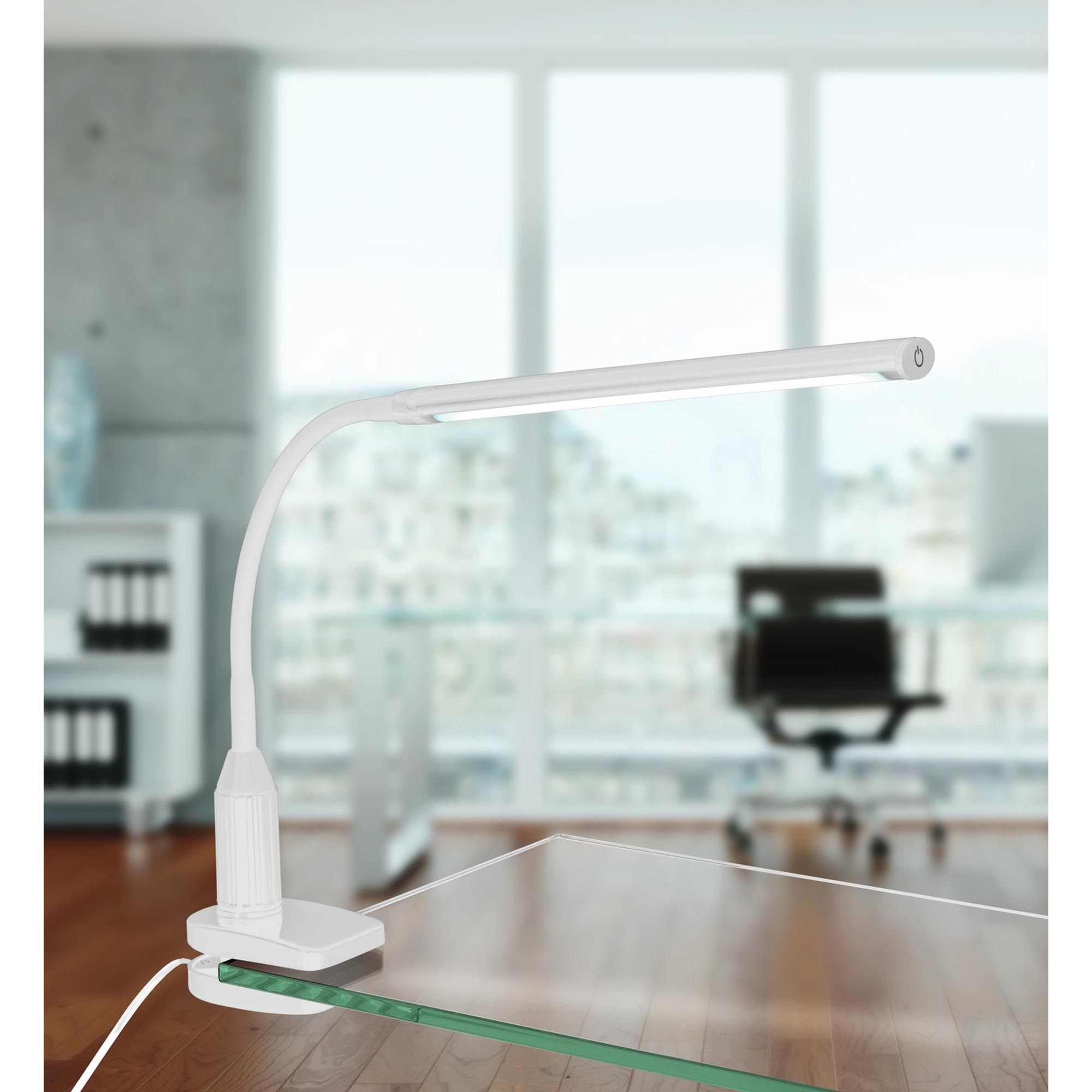 Lampe de bureau LAROA blanc H27,5cm