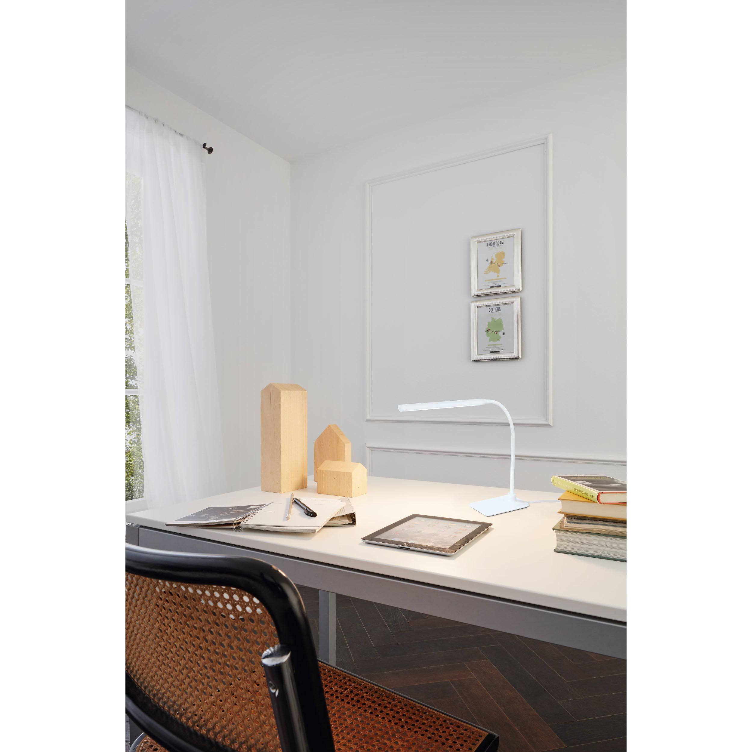 Lampe de bureau LAROA blanc H32,5cm