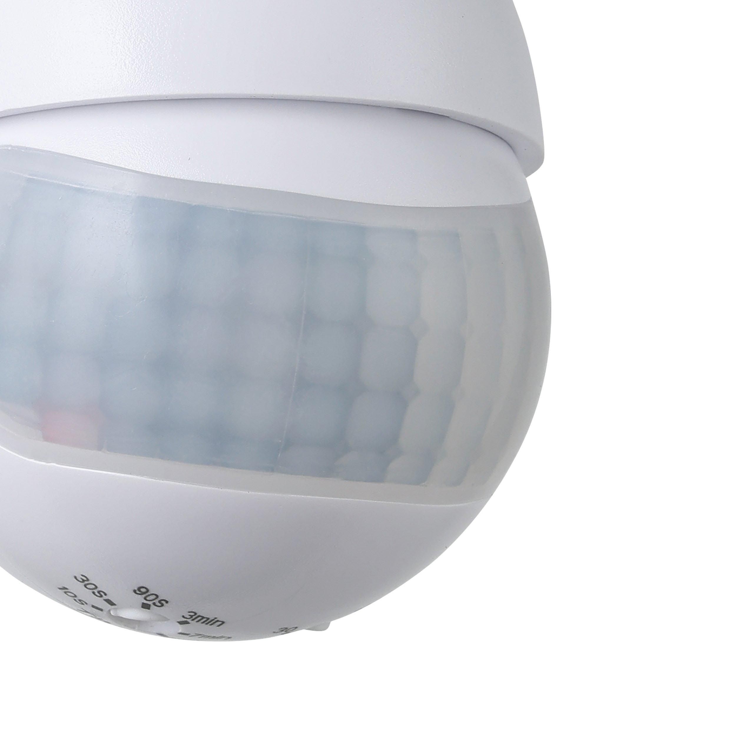 Détecteur de mouvement extérieur DETEC ME blanc H7cm