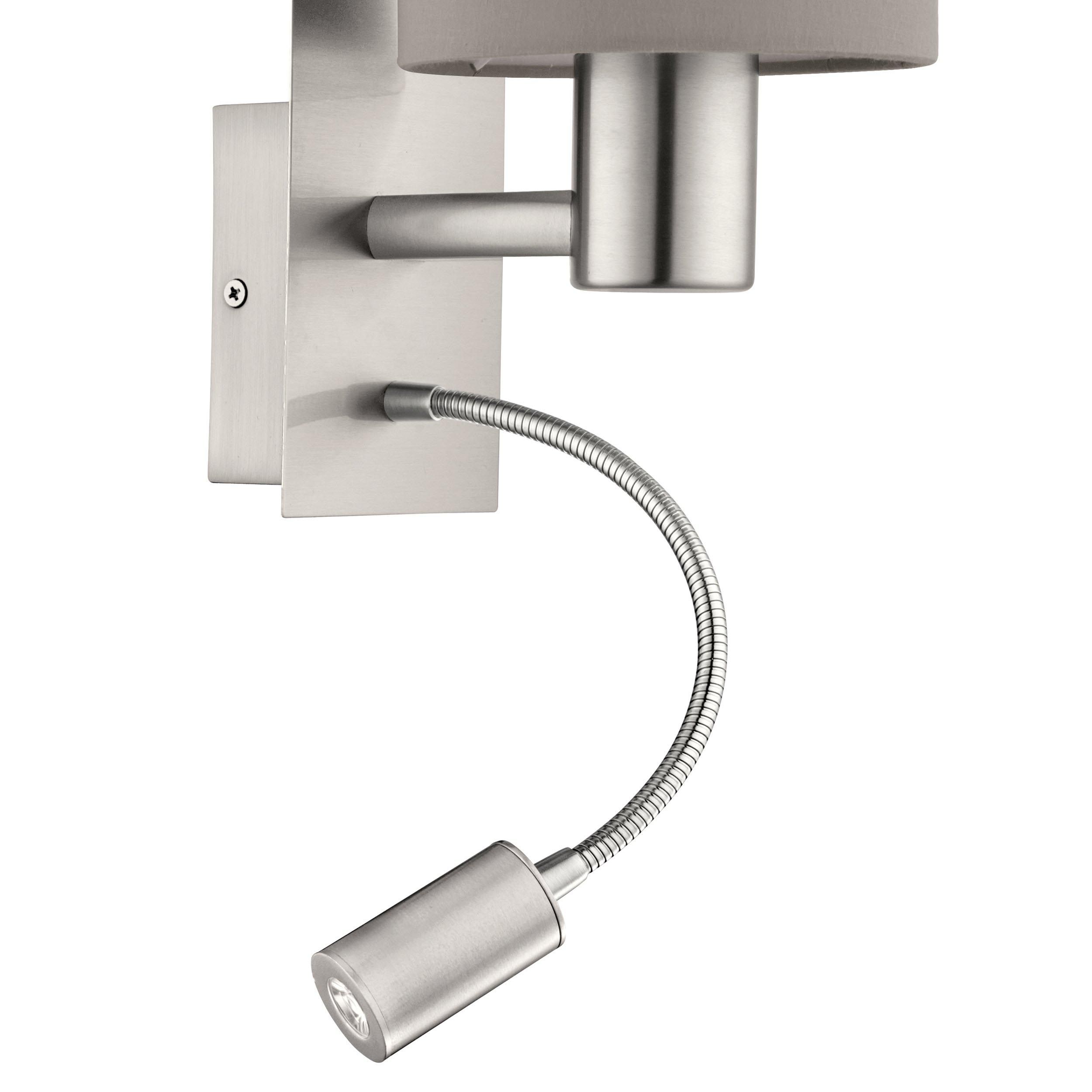 Applique PASTERI nickel/taupe H38cm