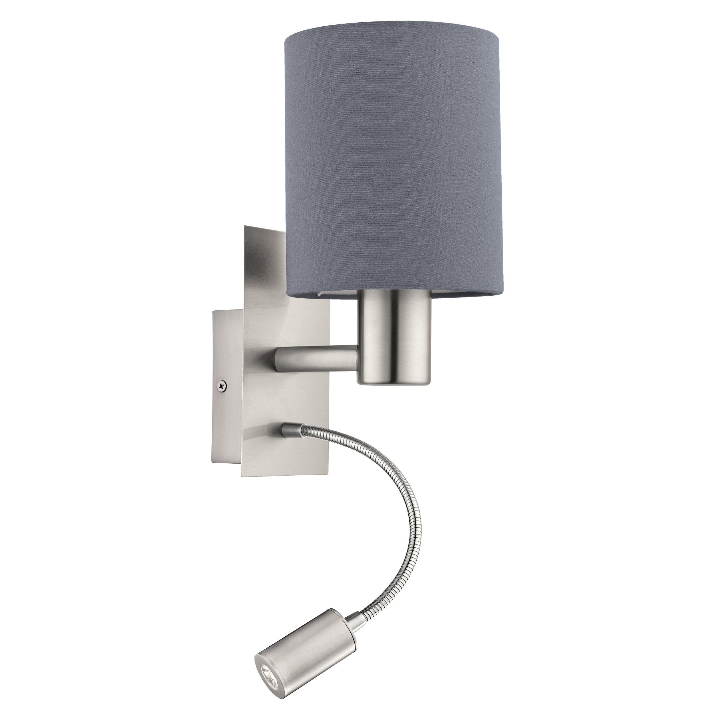 Applique PASTERI nickel/gris H38cm