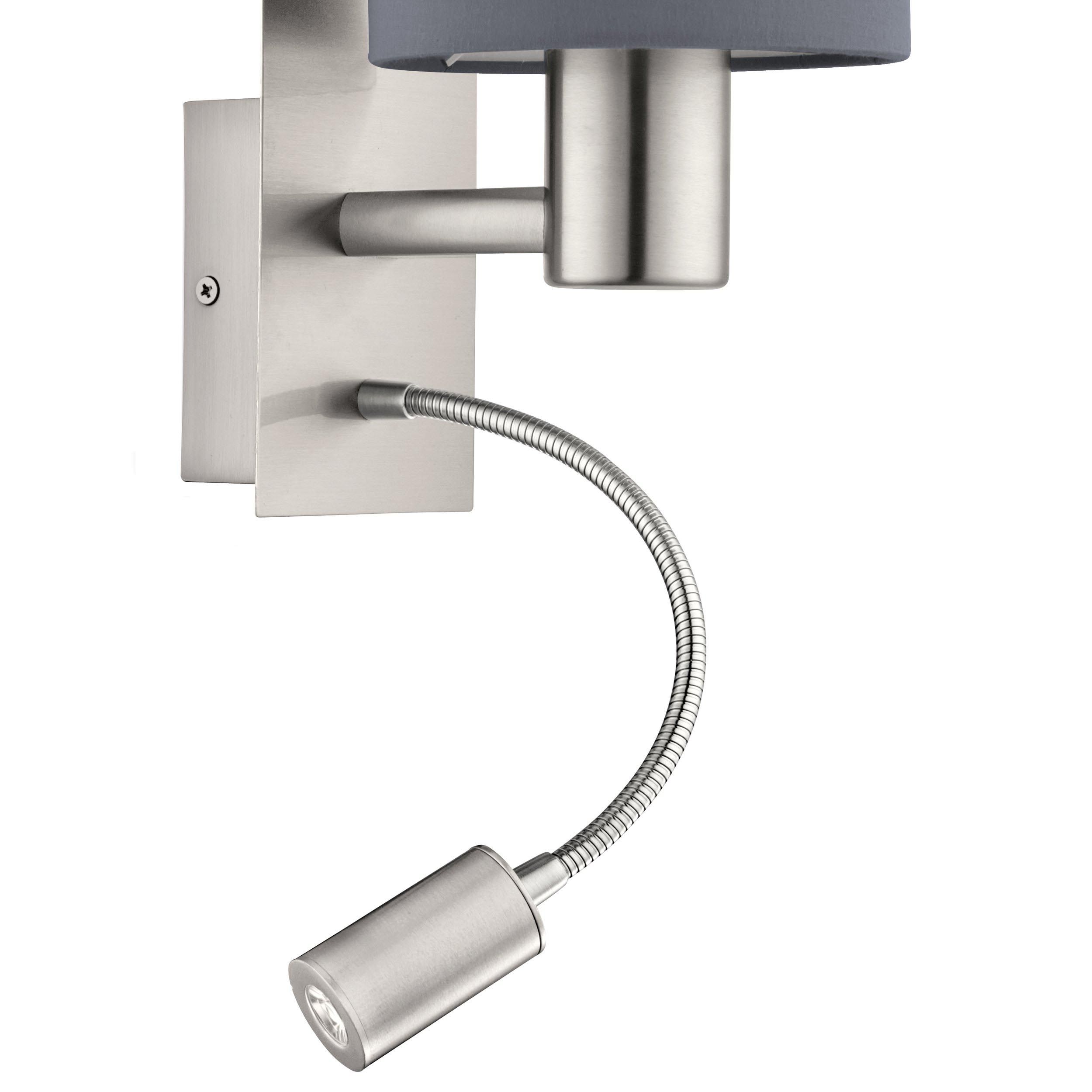 Applique PASTERI nickel/gris H38cm
