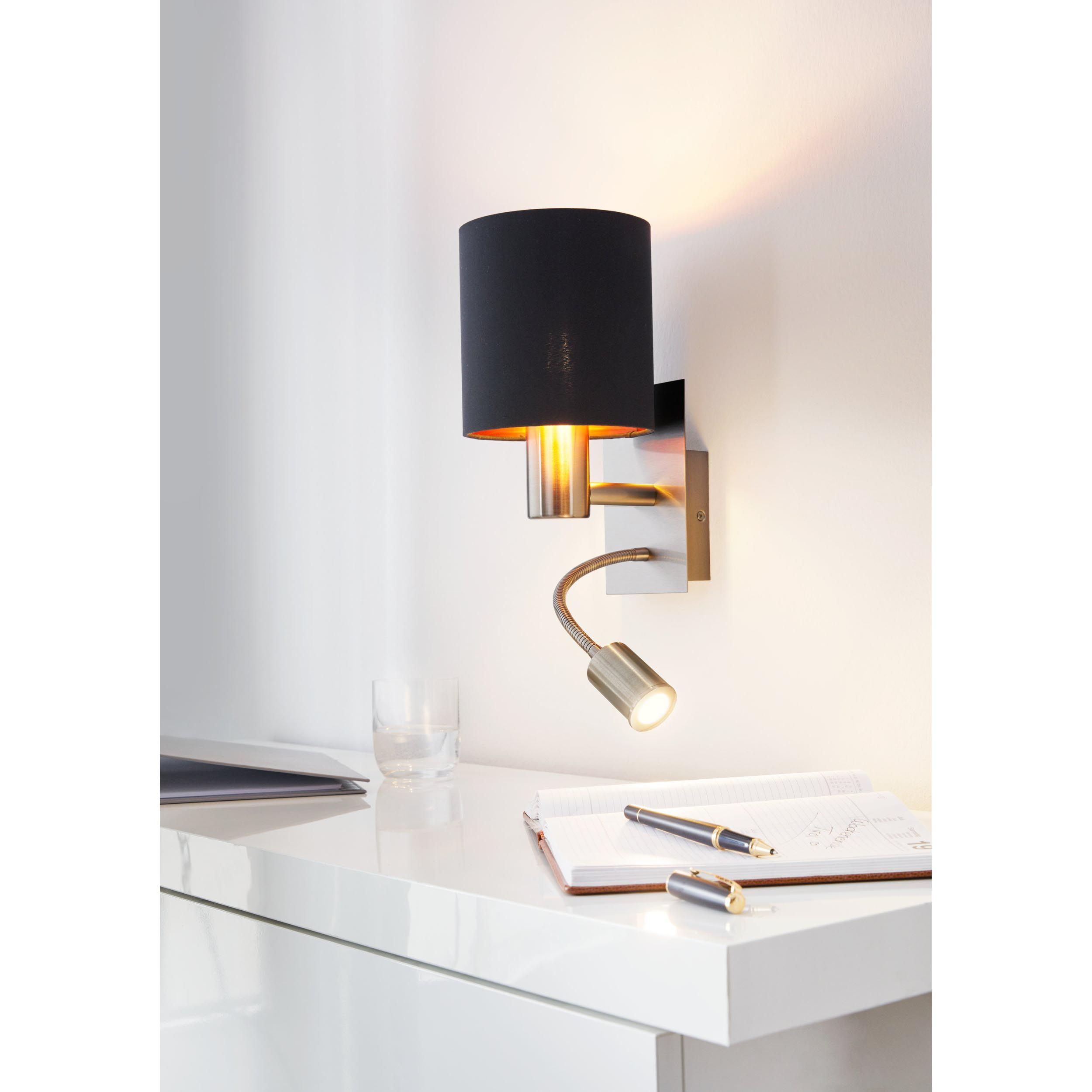 Applique PASTERI nickel/noir H38cm