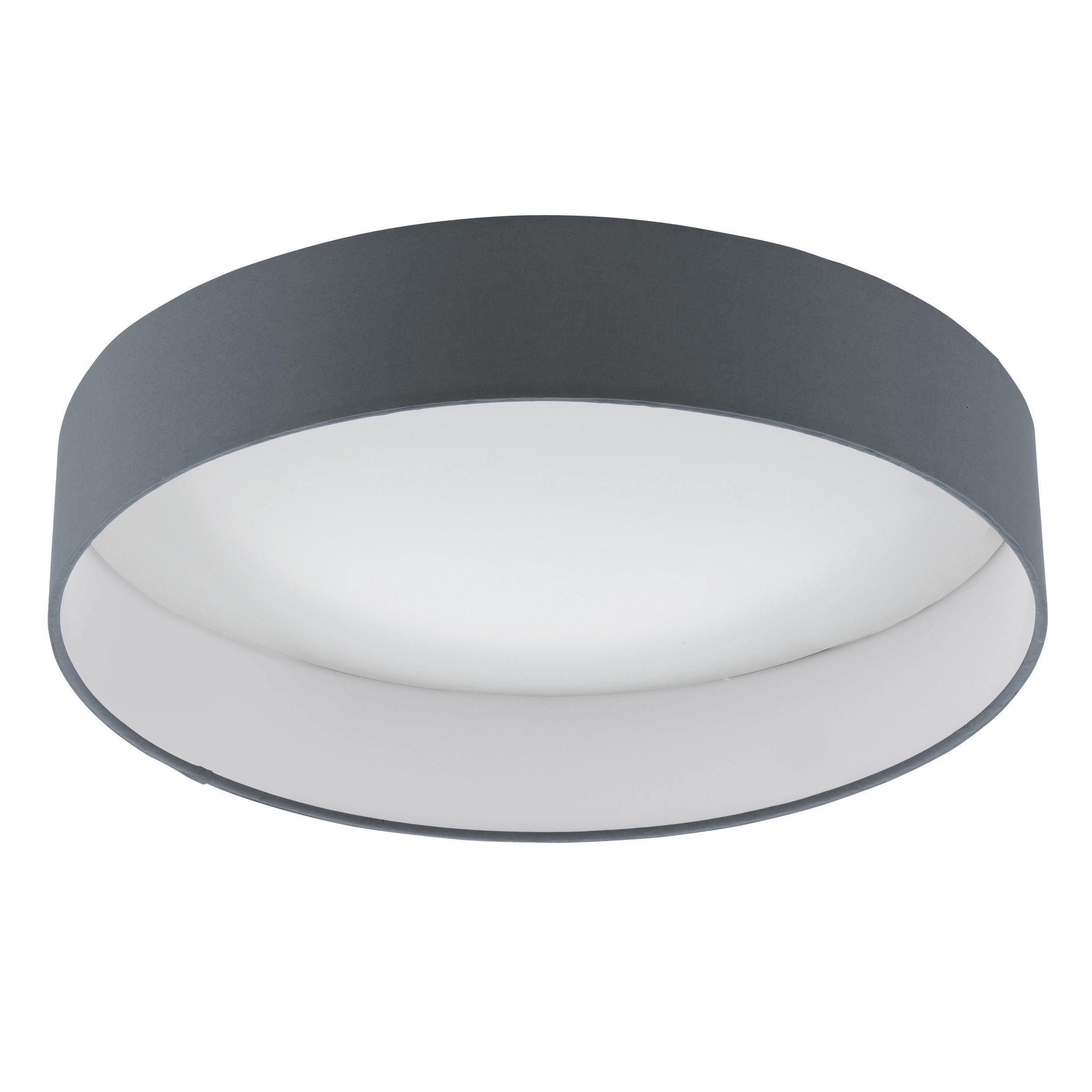 Plafonnier LED PALOMARO 1 gris Ø40,5cm