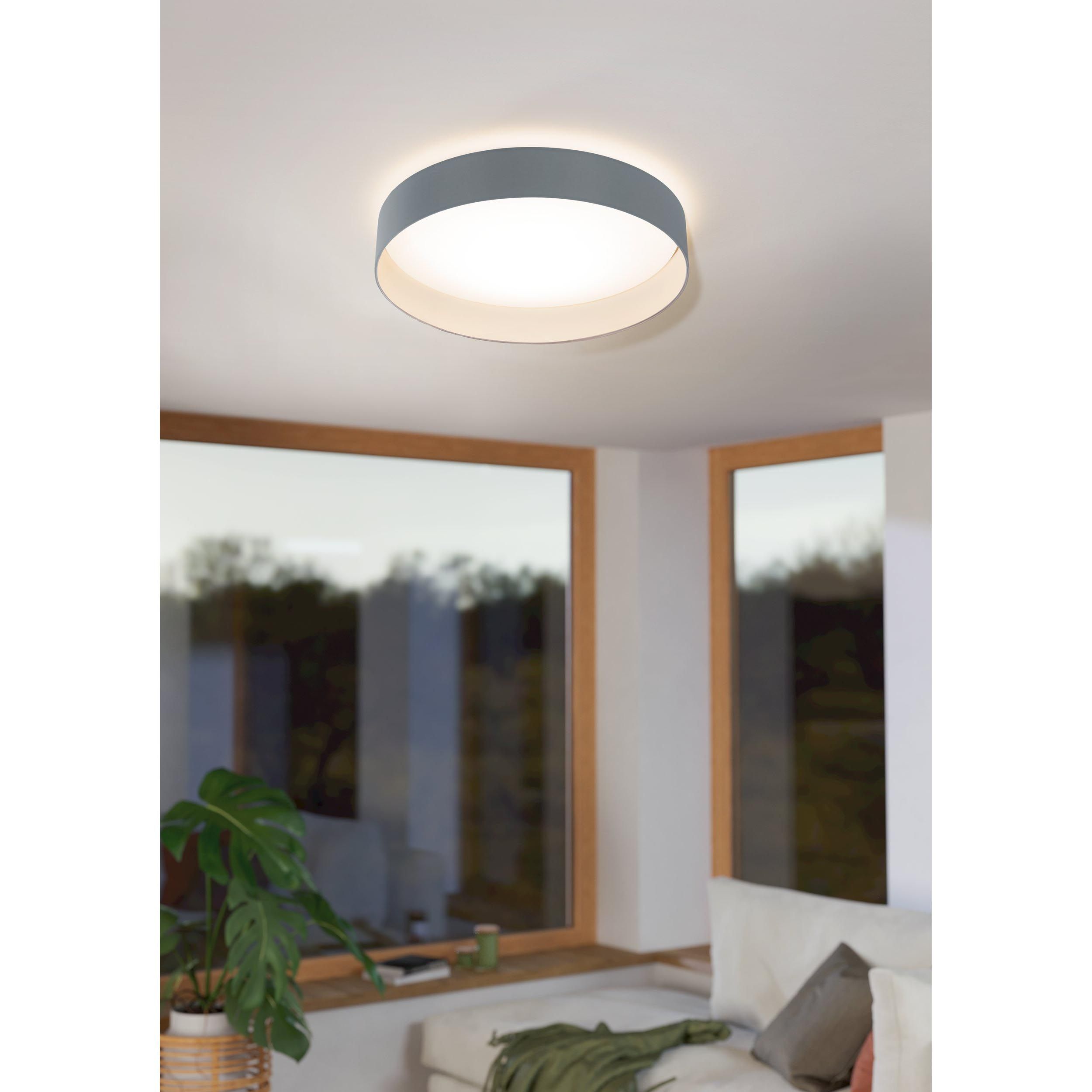 Plafonnier LED PALOMARO 1 gris Ø40,5cm