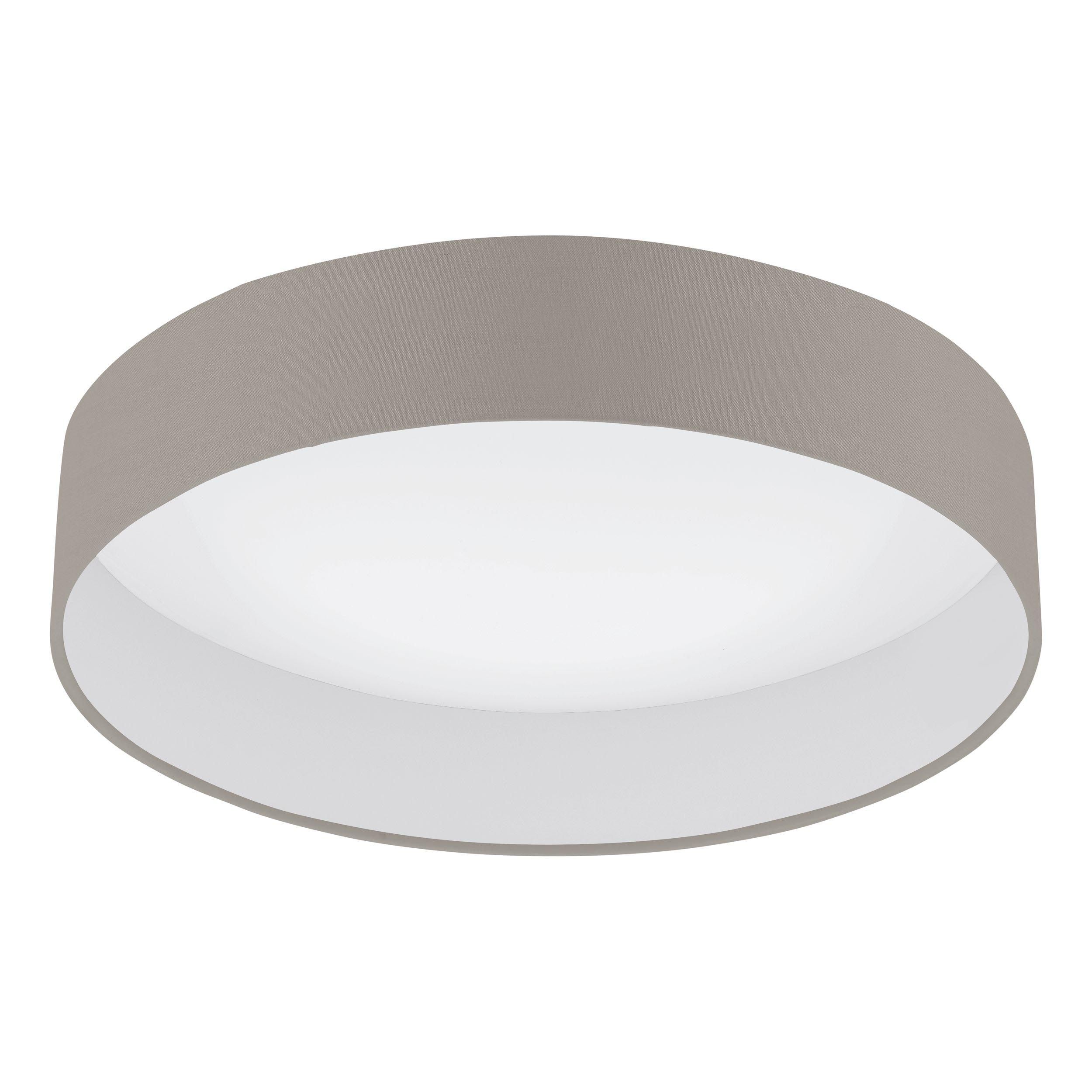 Plafonnier LED PALOMARO 1 gris Ø40,5cm