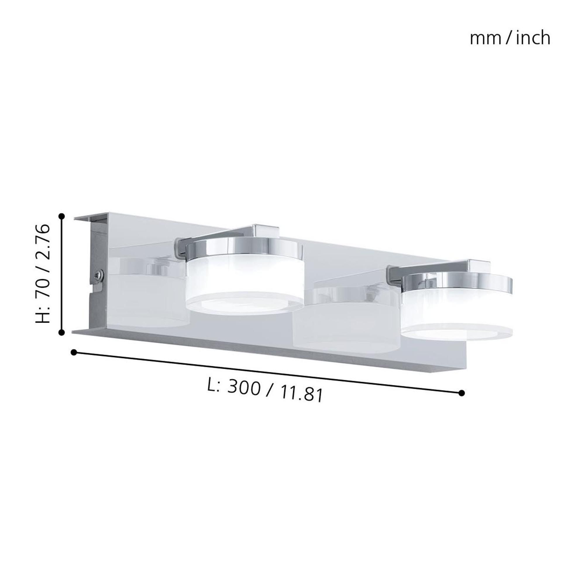 Applique LED ROMENDO 1 taupe L30cm