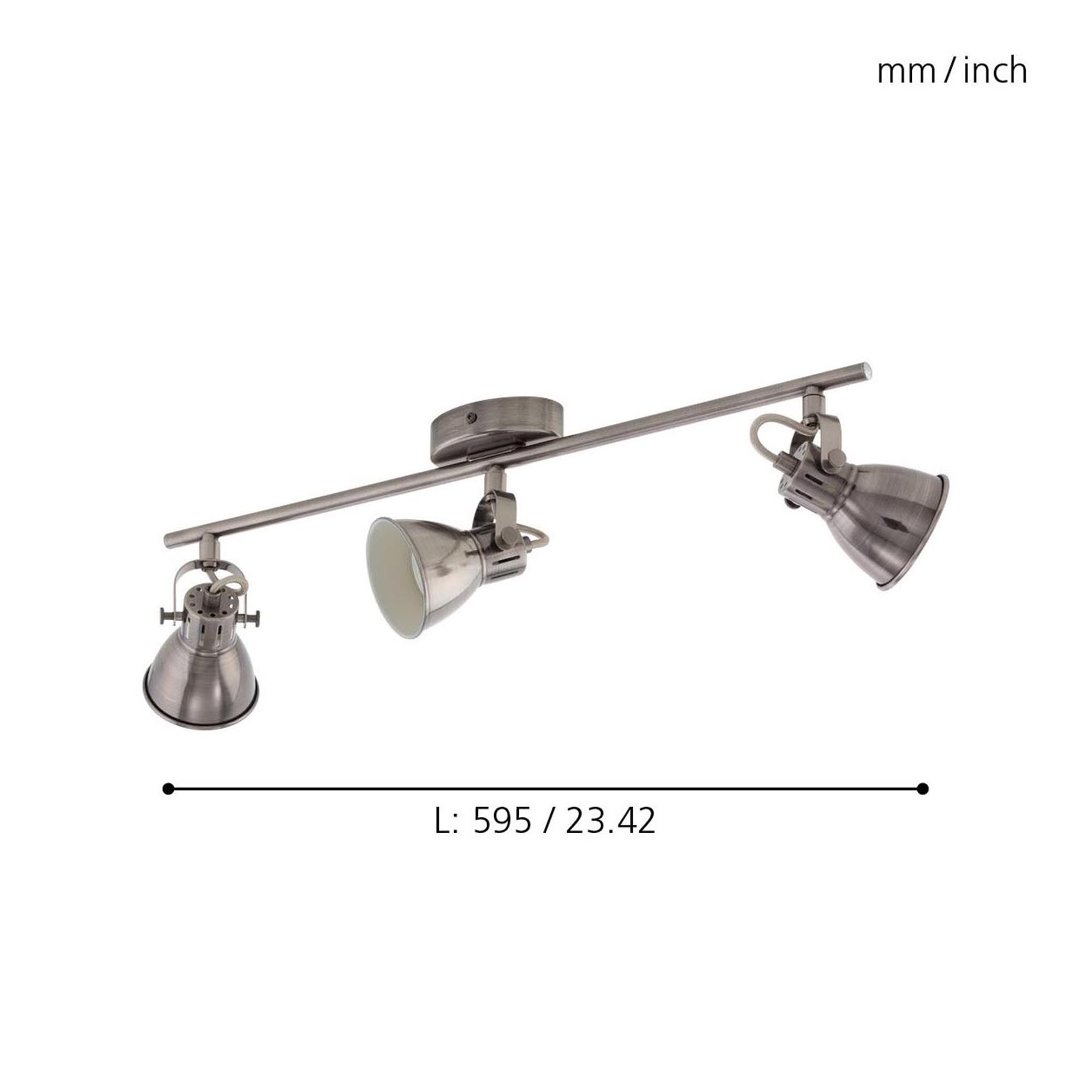 Réglette SERAS argenté L13cm