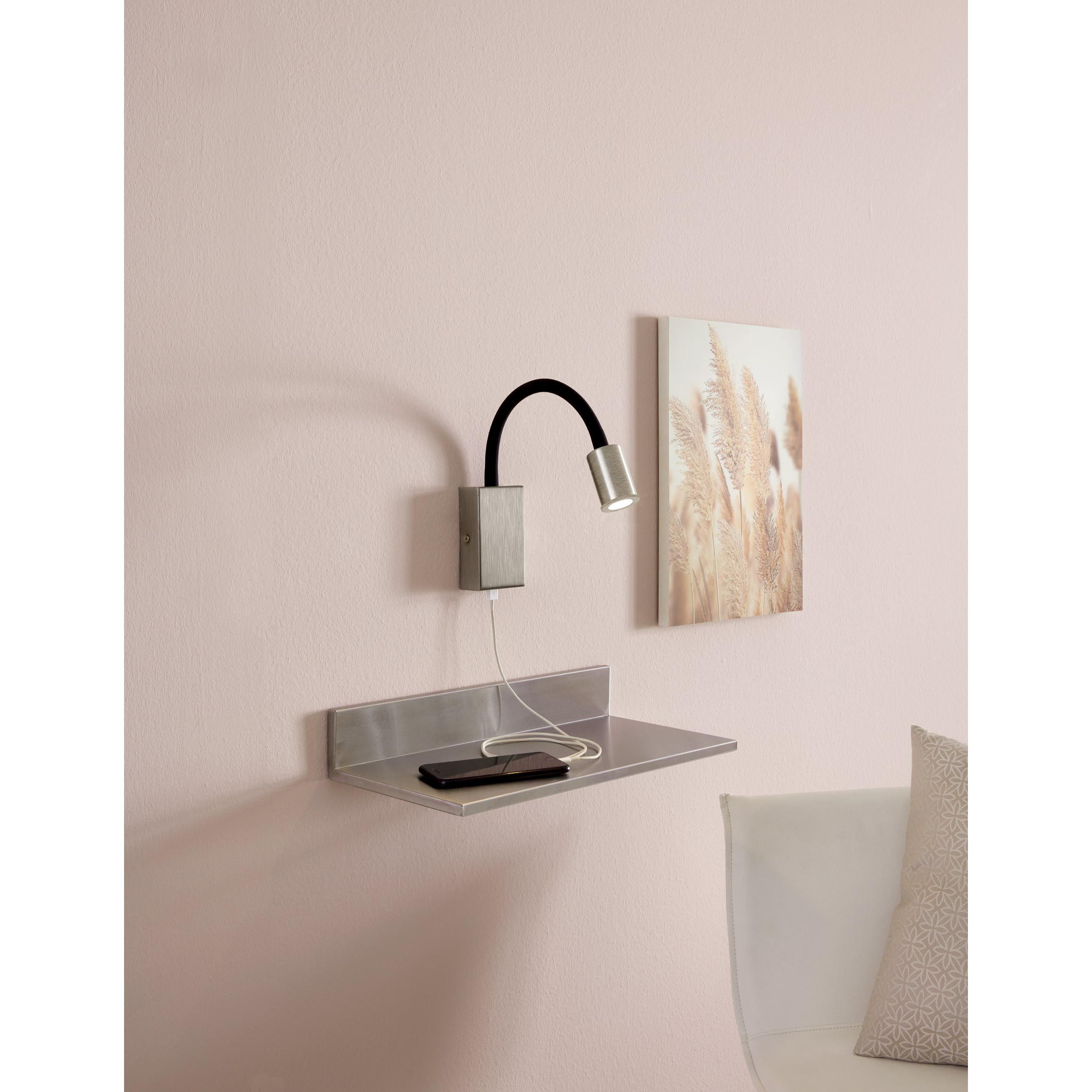 Applique LED TAZZOLI argenté H30cm