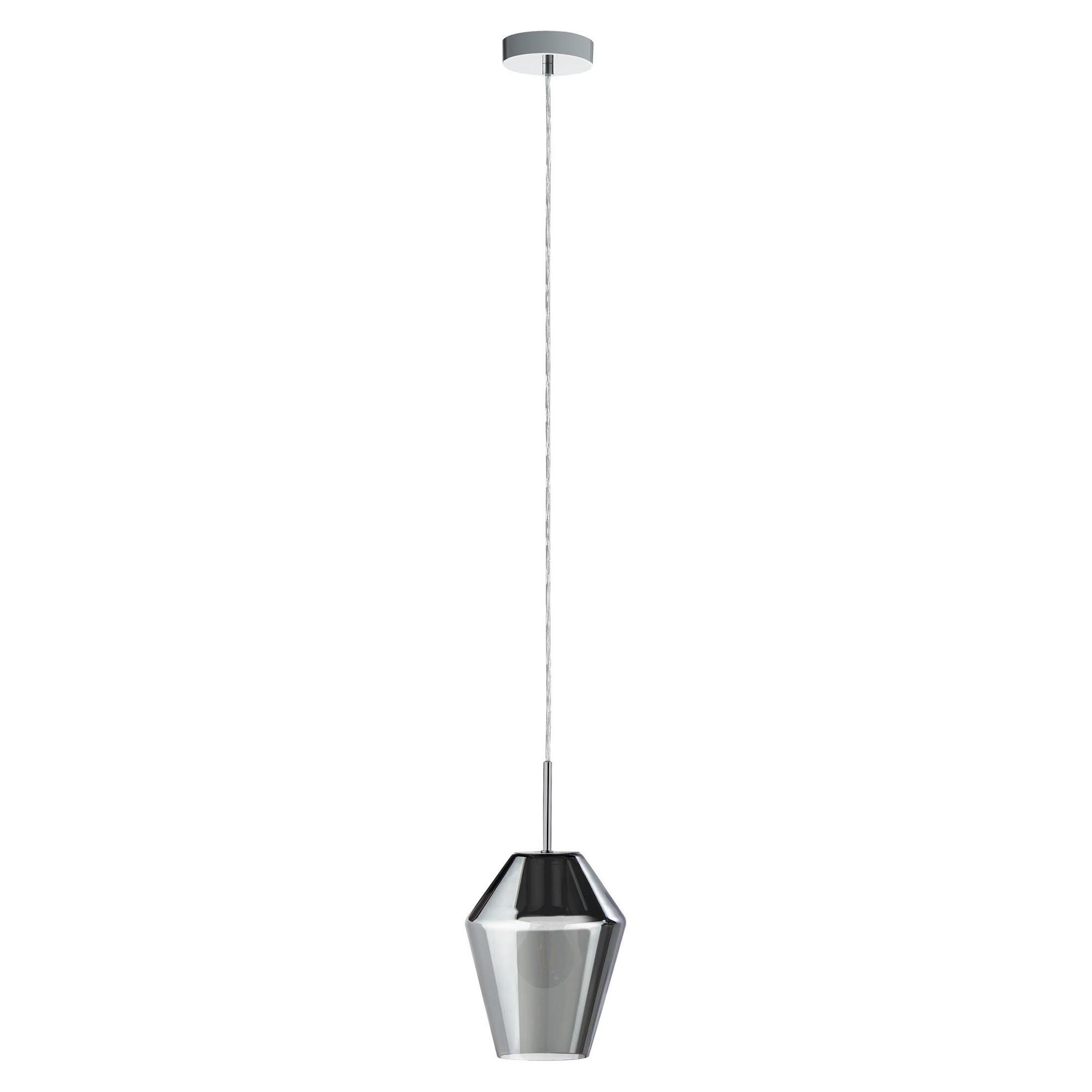 Suspension MURMILLO verre fumé Ø17cm