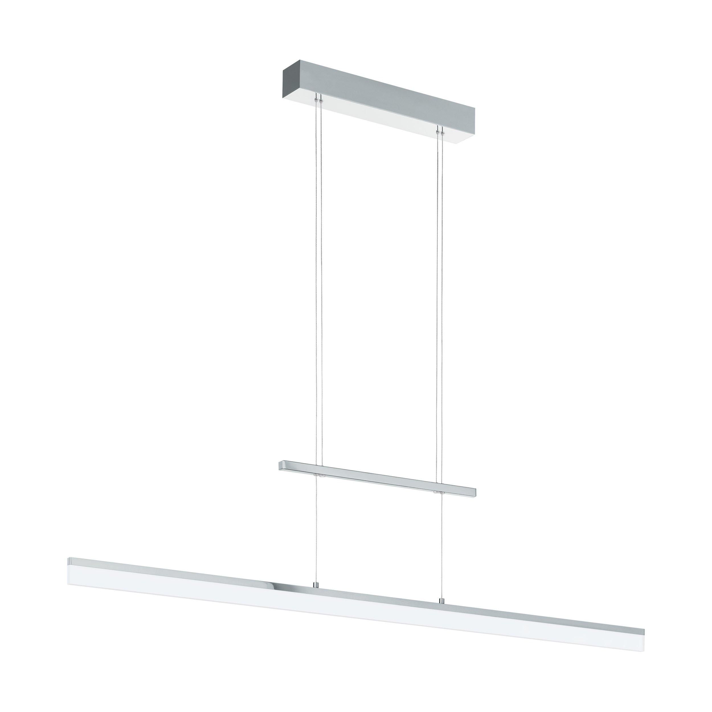 Suspension LED TARANDELL argenté L118cm