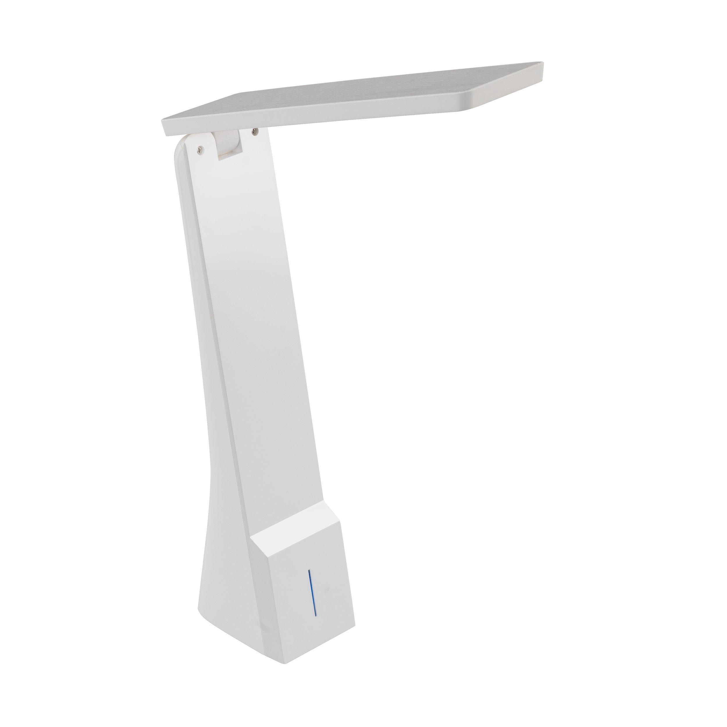 Lampe de bureau LED SECA blanc H26cm