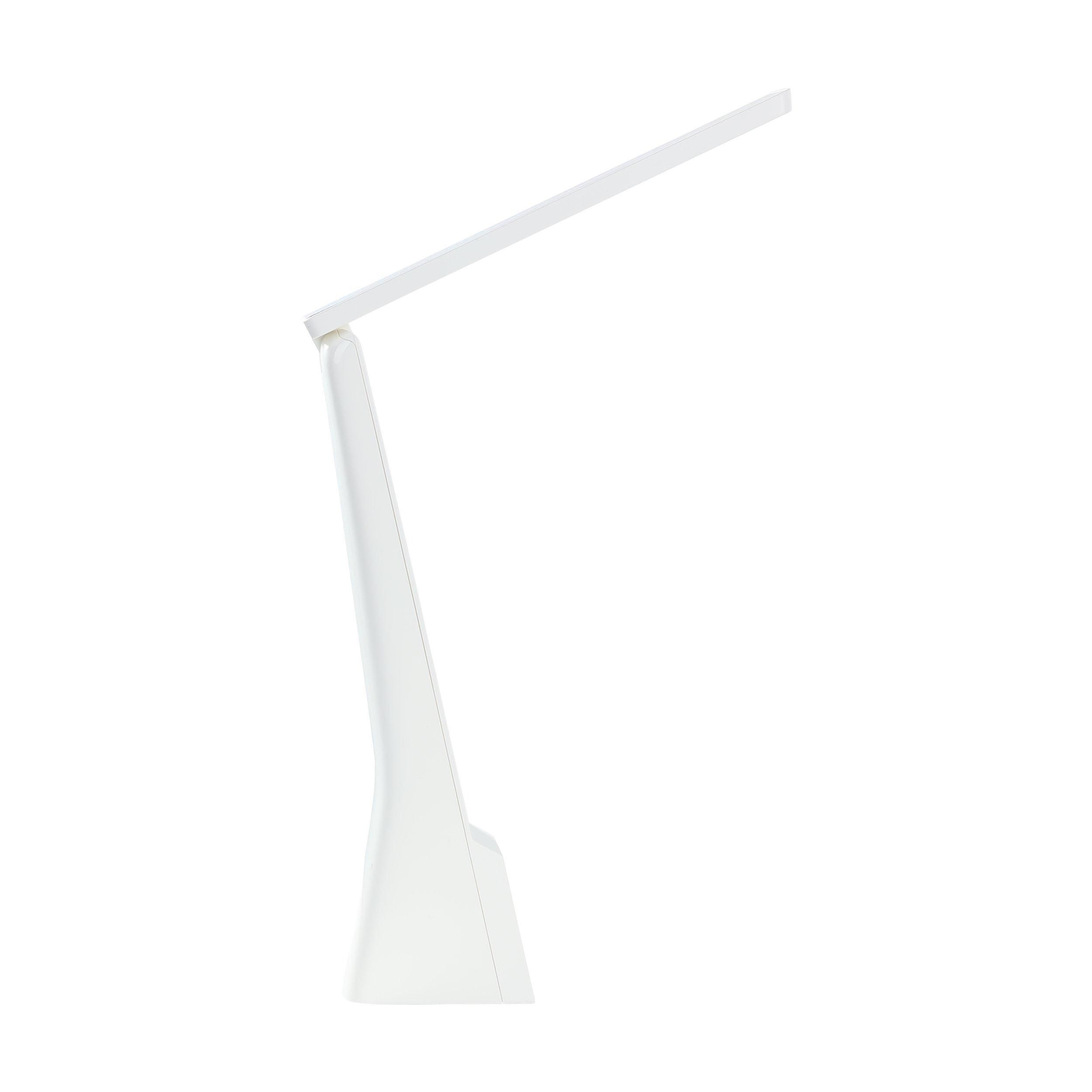 Lampe de bureau LED SECA blanc H26cm