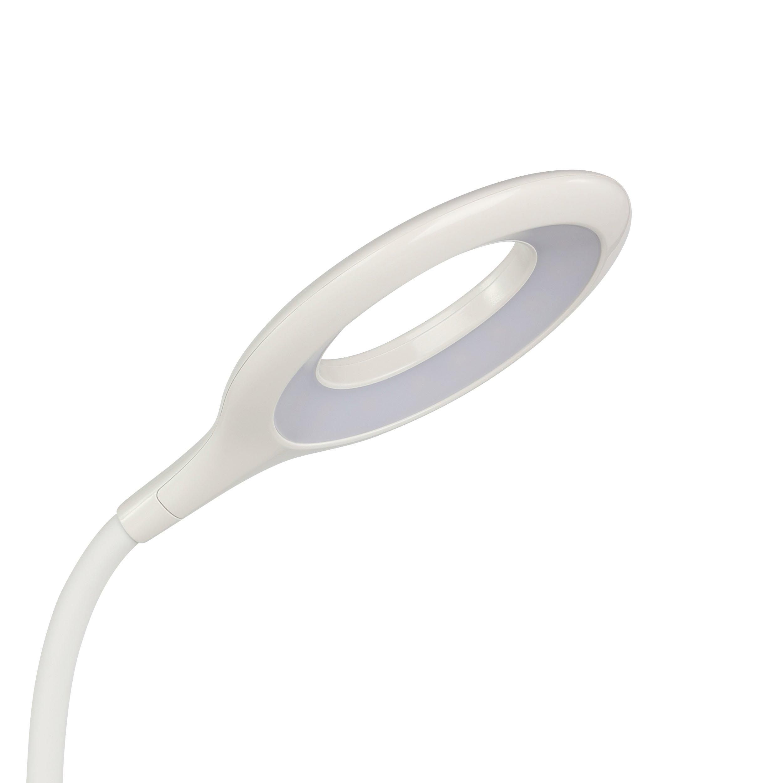 Lampe de bureau LED CABADO blanc H42cm