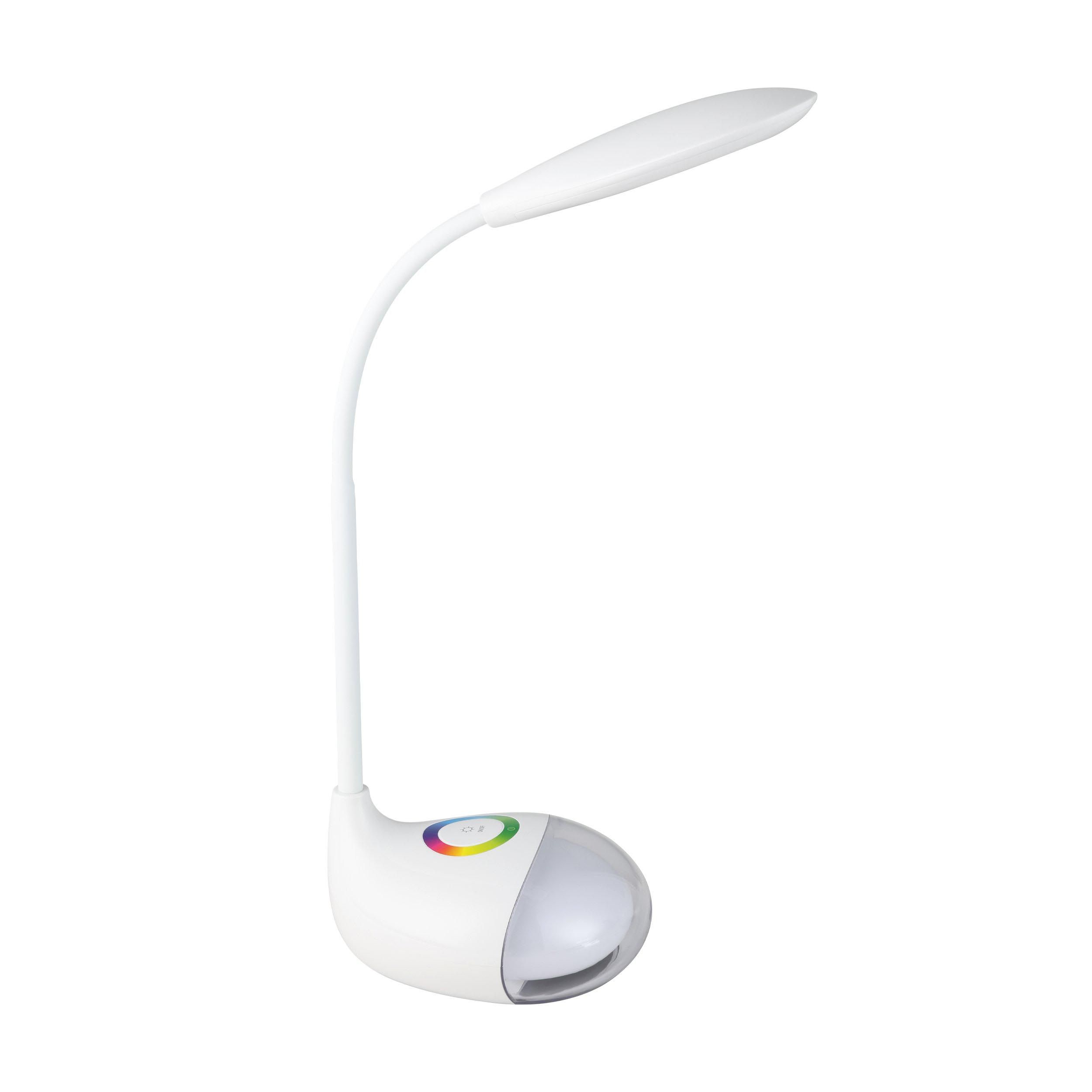 Lampe de bureau LED CABADO 1 blanc H49cm