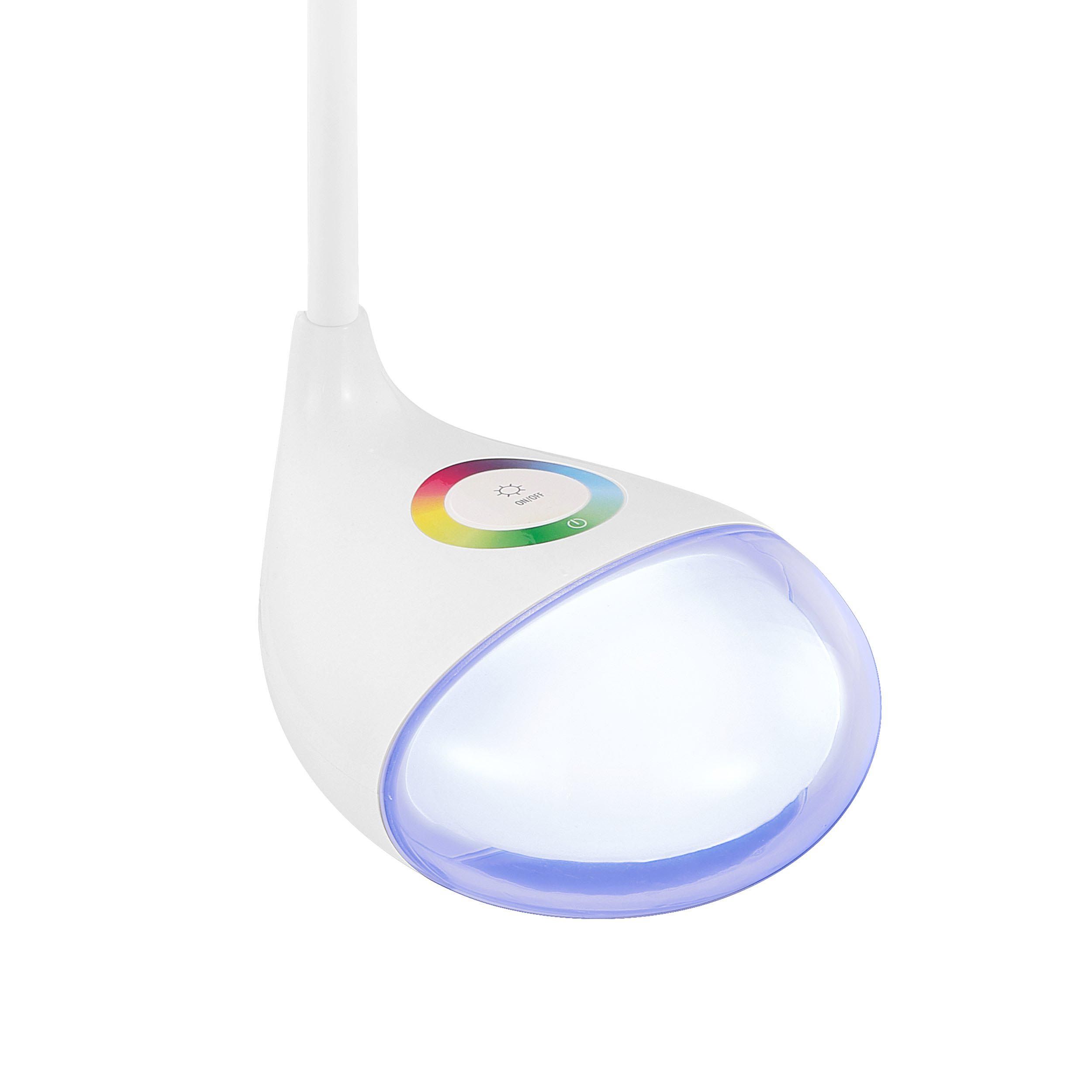 Lampe de bureau LED CABADO 1 blanc H49cm