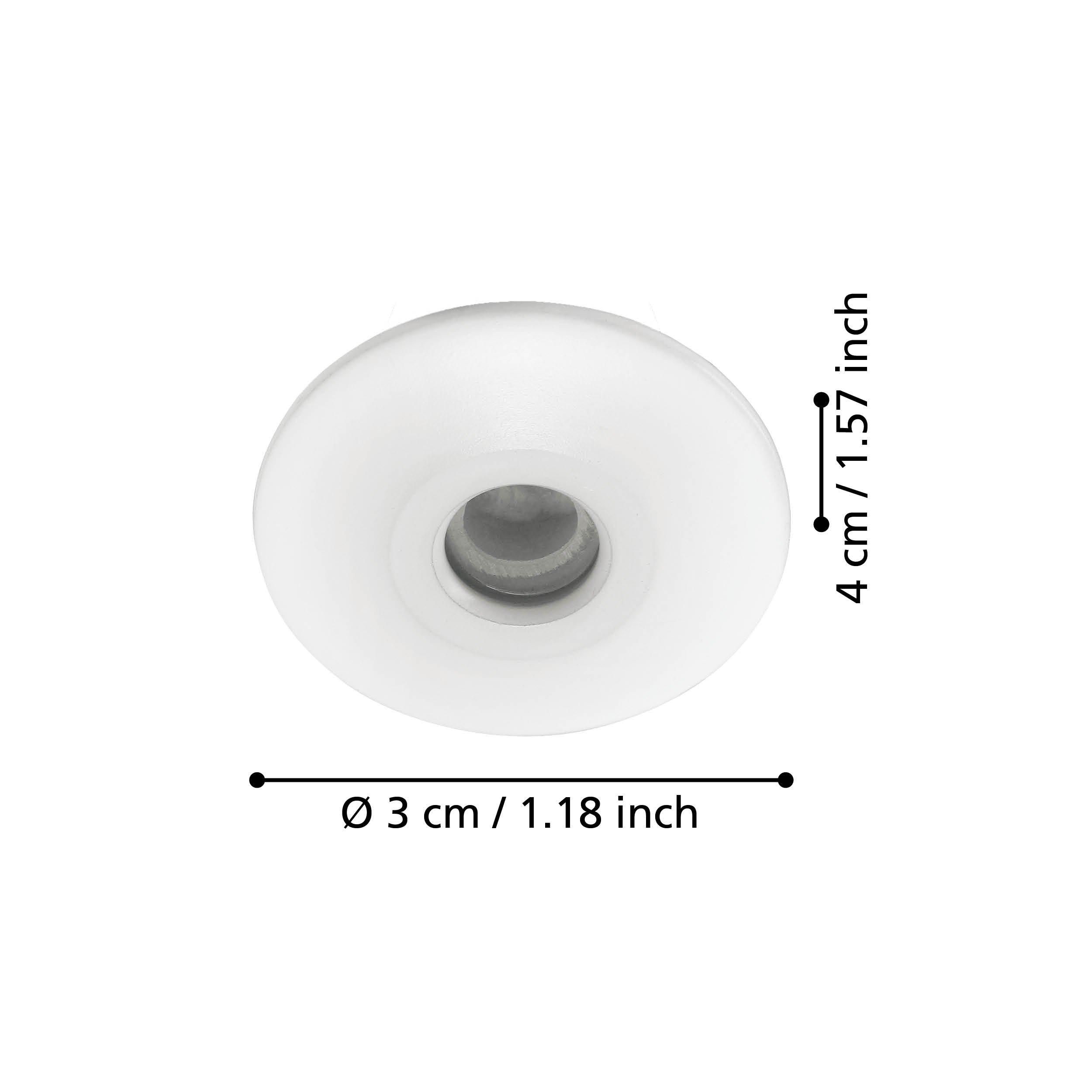 Spot LED CHANGO blanc Ø3,2cm
