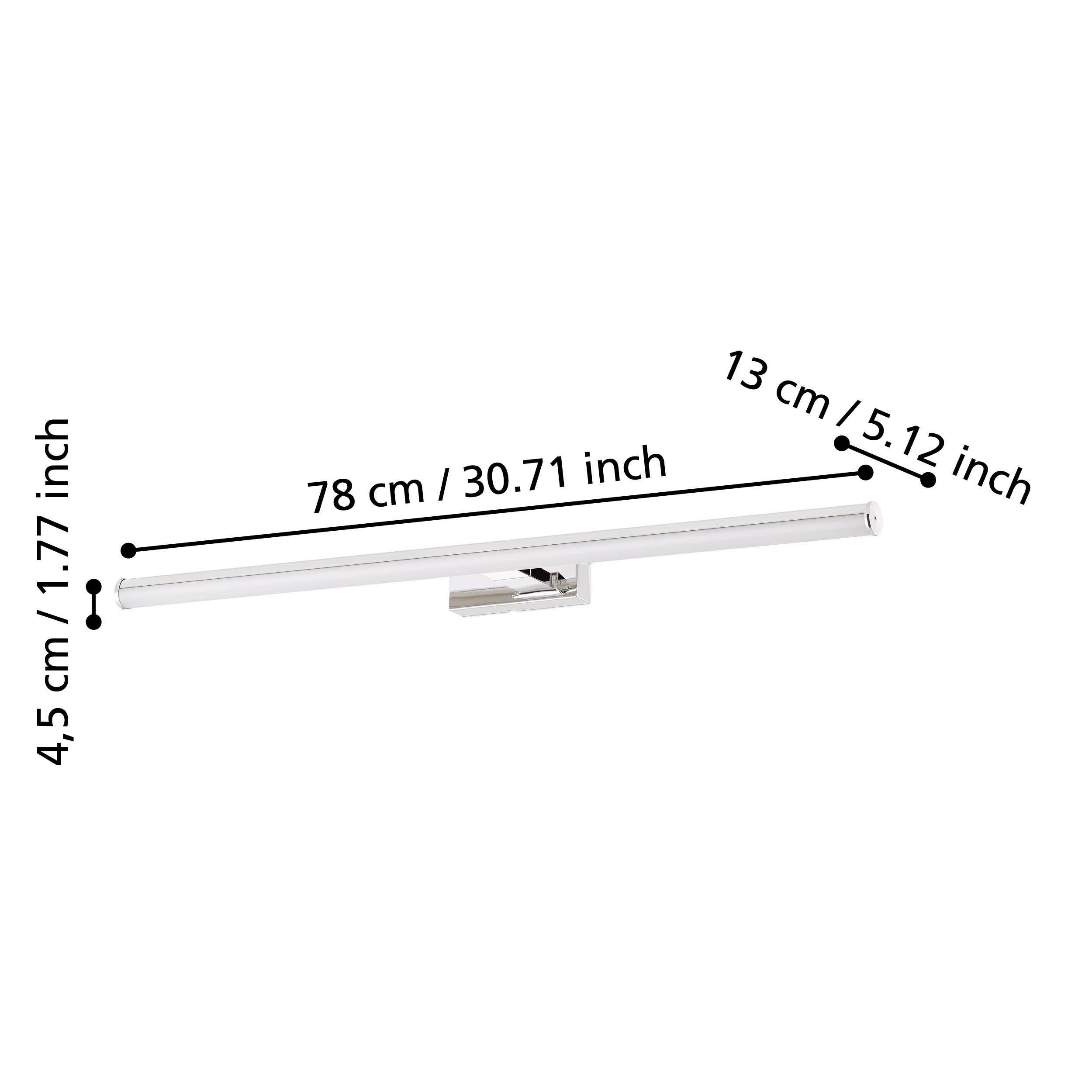 Applique LED VADUMI argenté L78cm