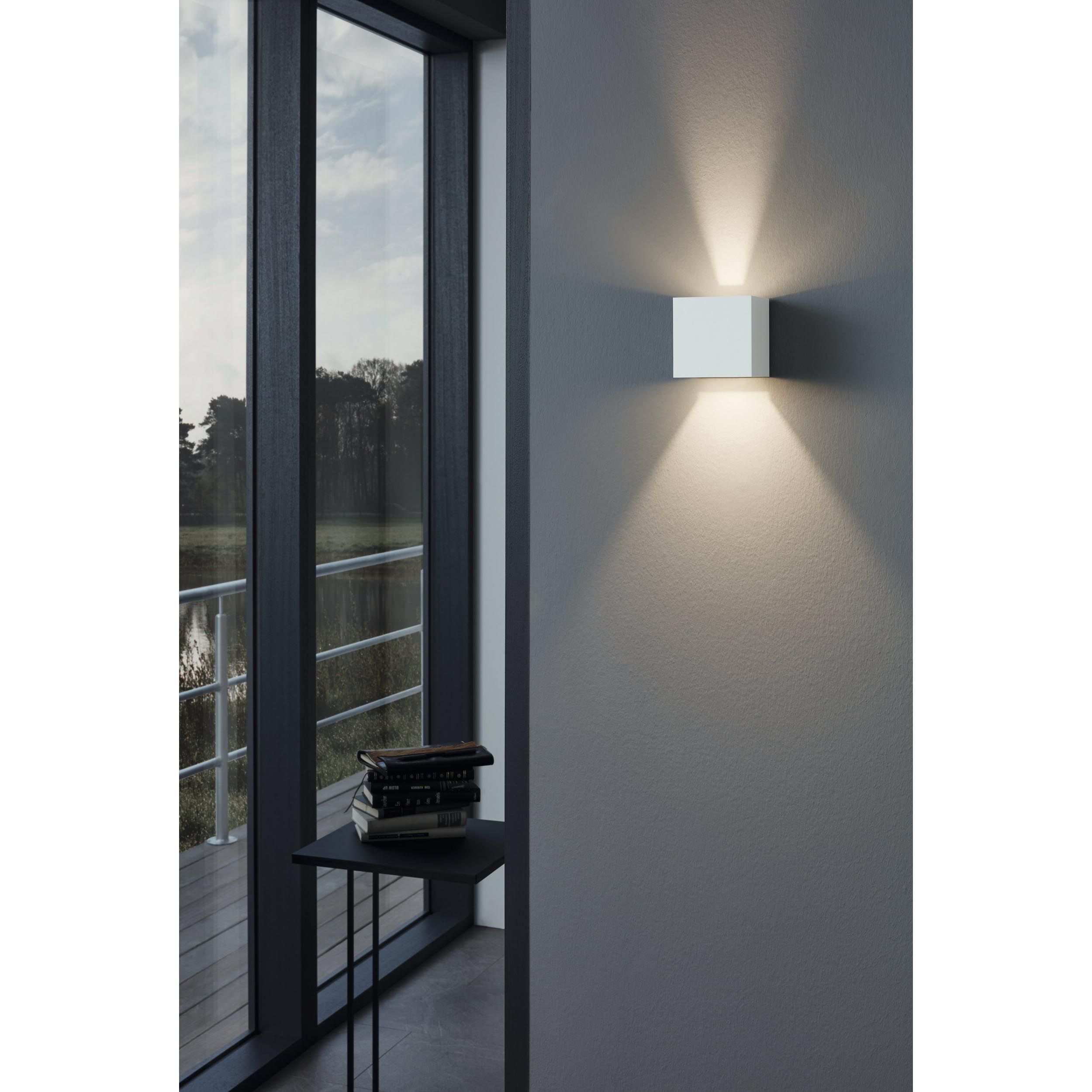 Applique extérieure LED CALPINO blanc H10,5cm