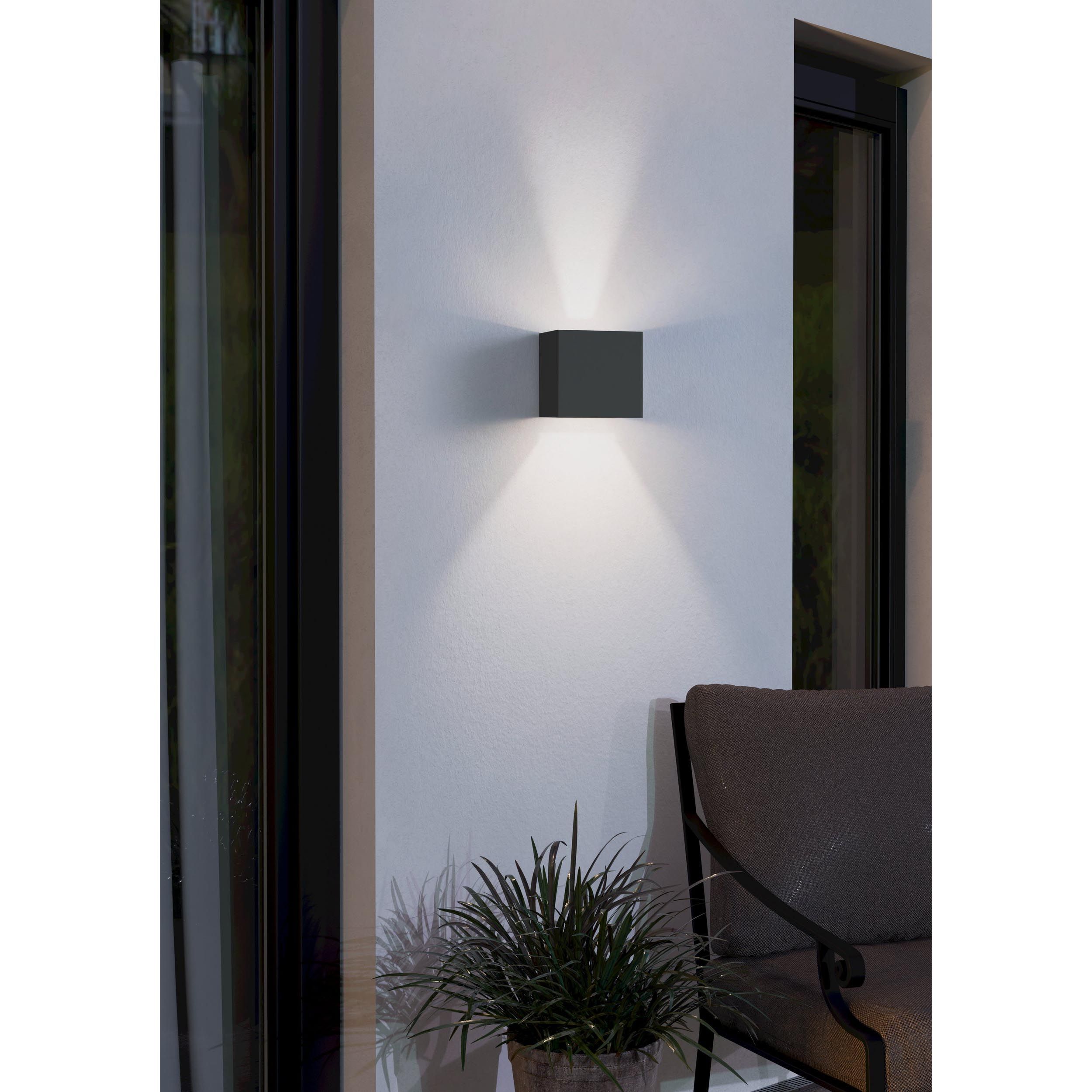 Applique extérieure LED CALPINO anthracite H10,5cm