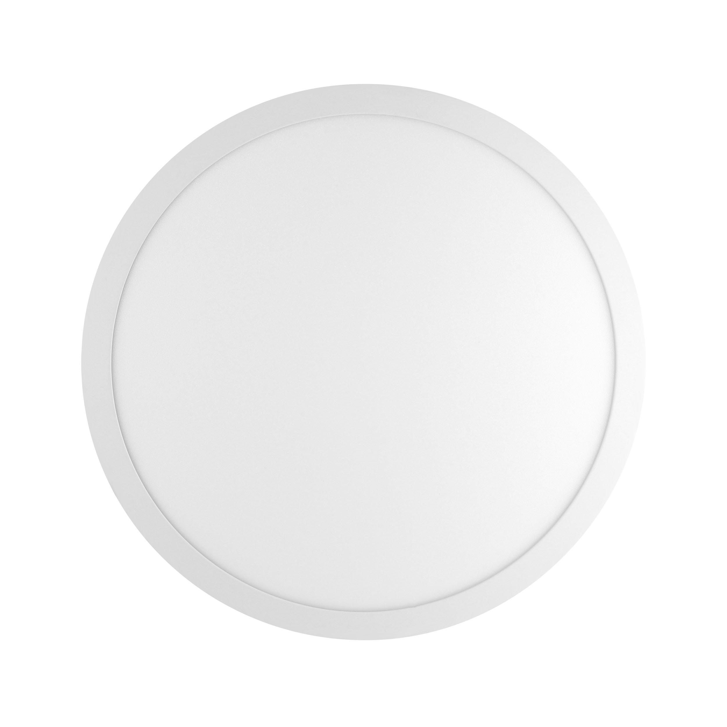 Plafonnier LED FUEVA 1 blanc Ø40cm