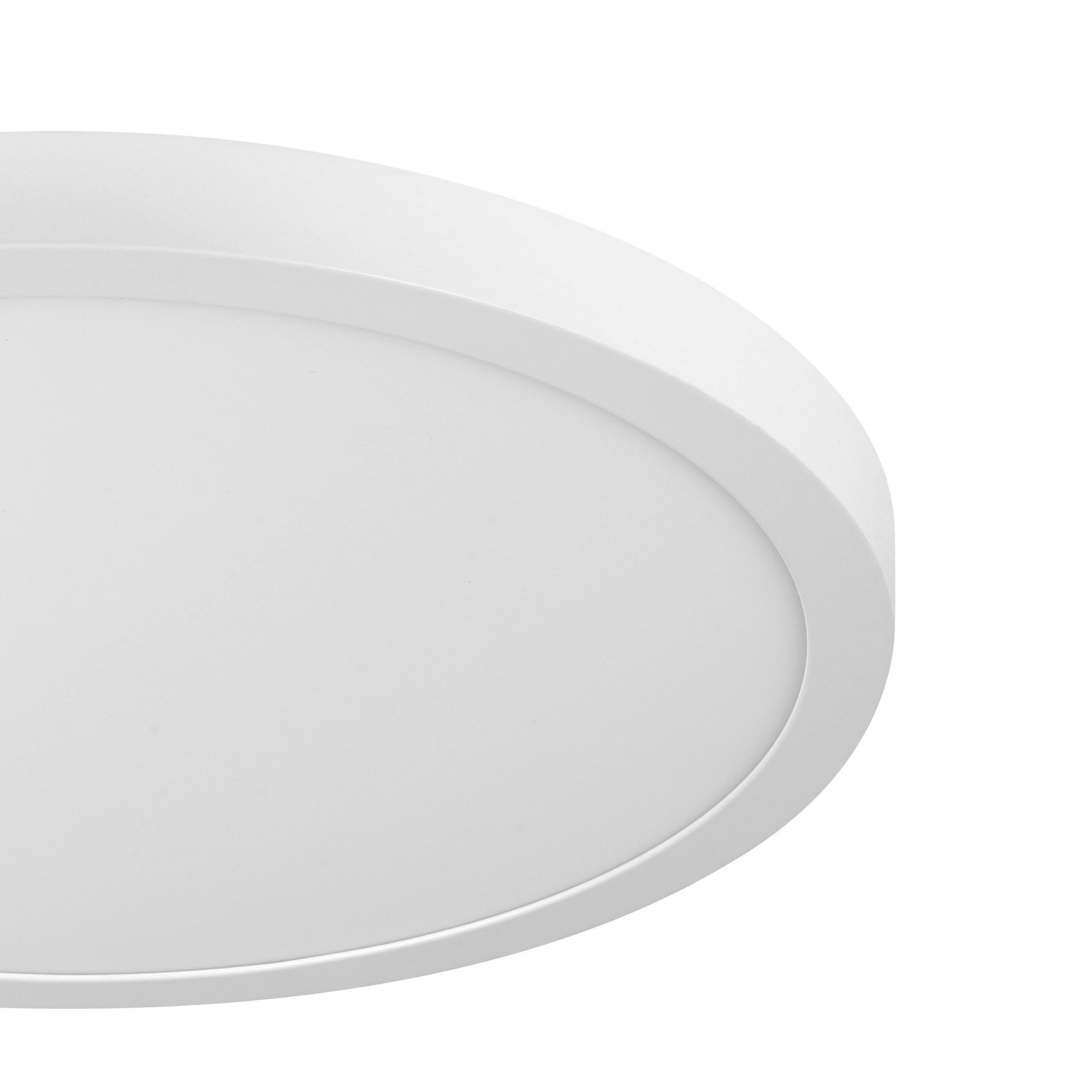Plafonnier LED FUEVA 1 blanc Ø40cm
