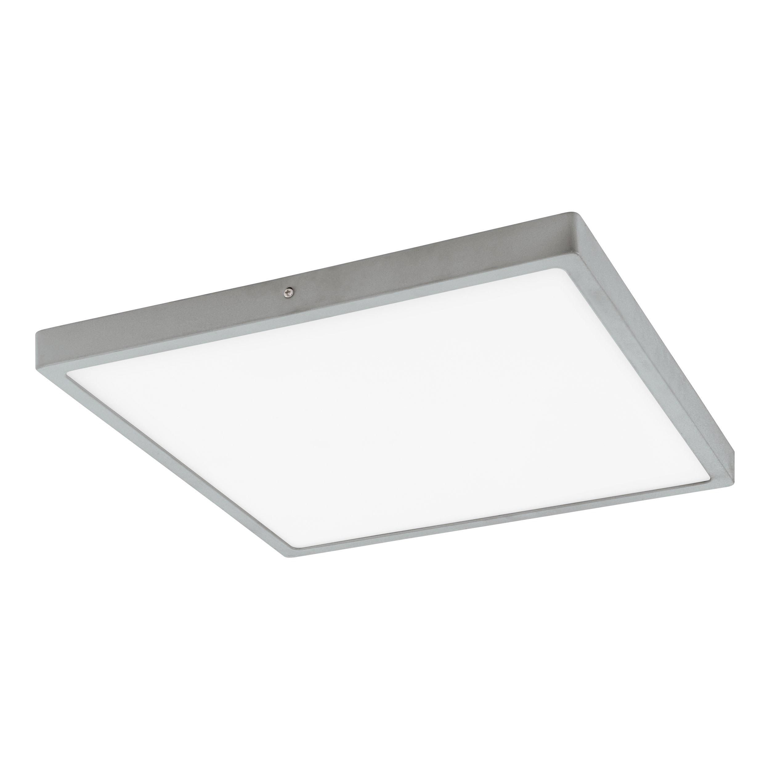 Plafonnier LED FUEVA 1 gris 40x40cm