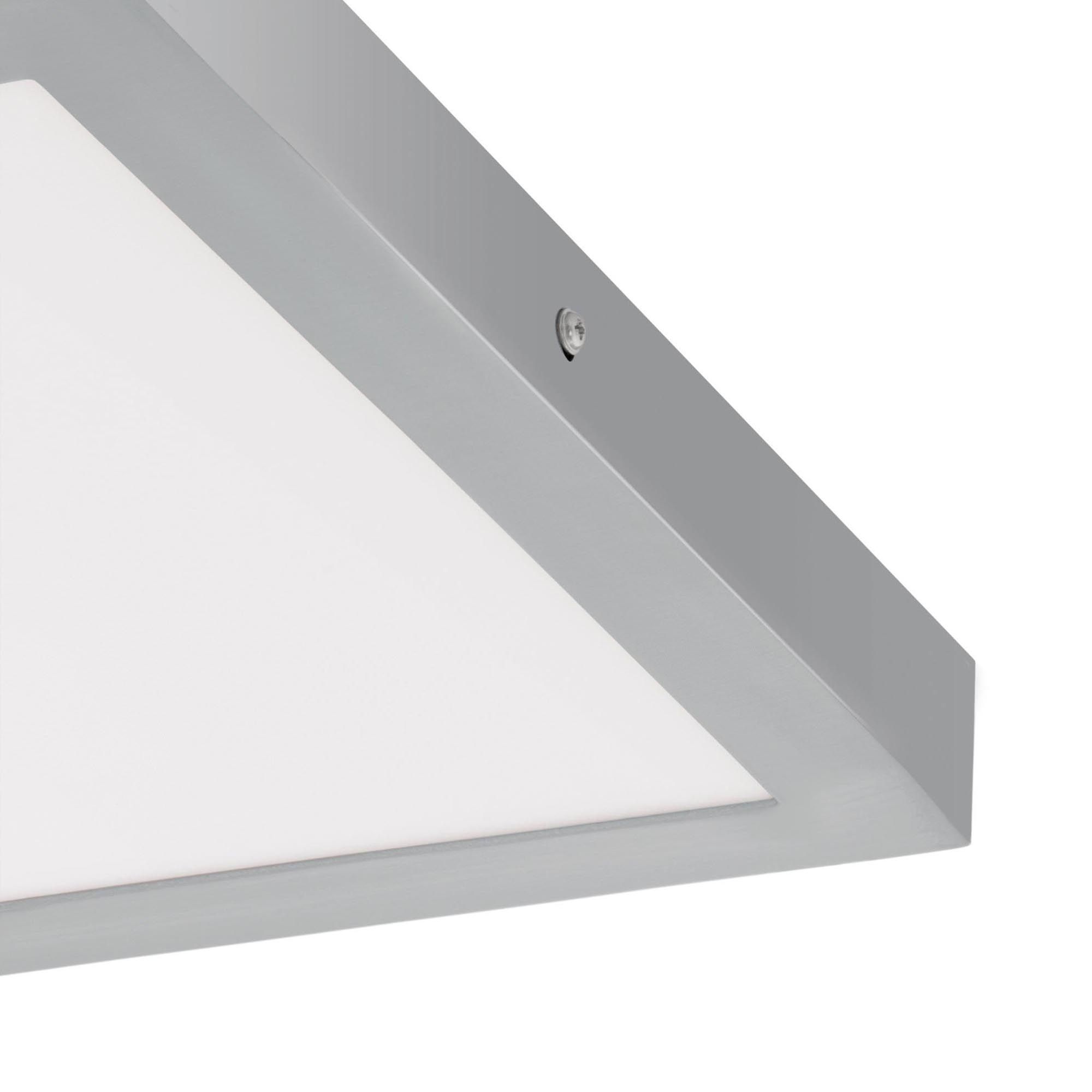 Plafonnier LED FUEVA 1 gris 40x40cm