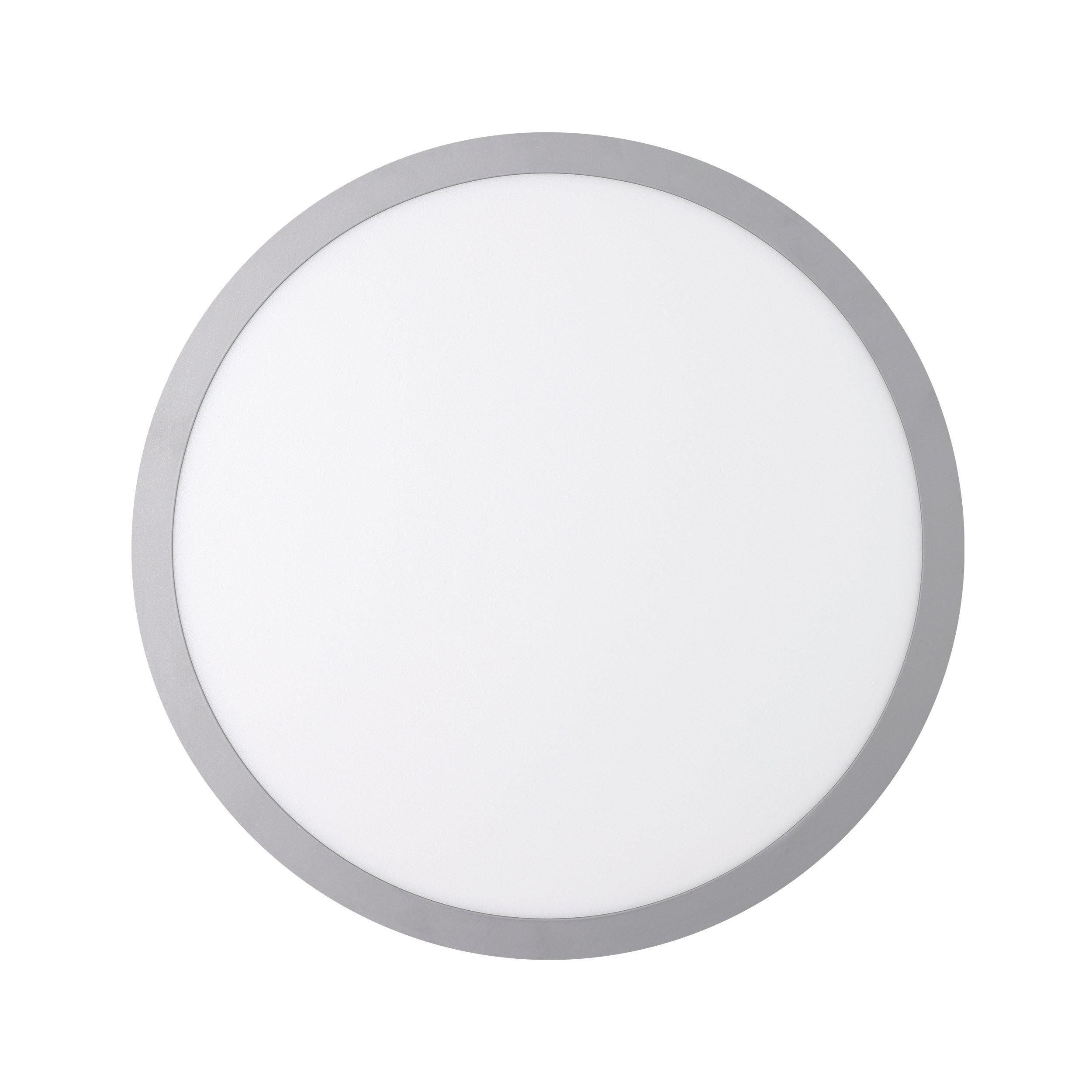 Plafonnier LED FUEVA 1 gris Ø40cm