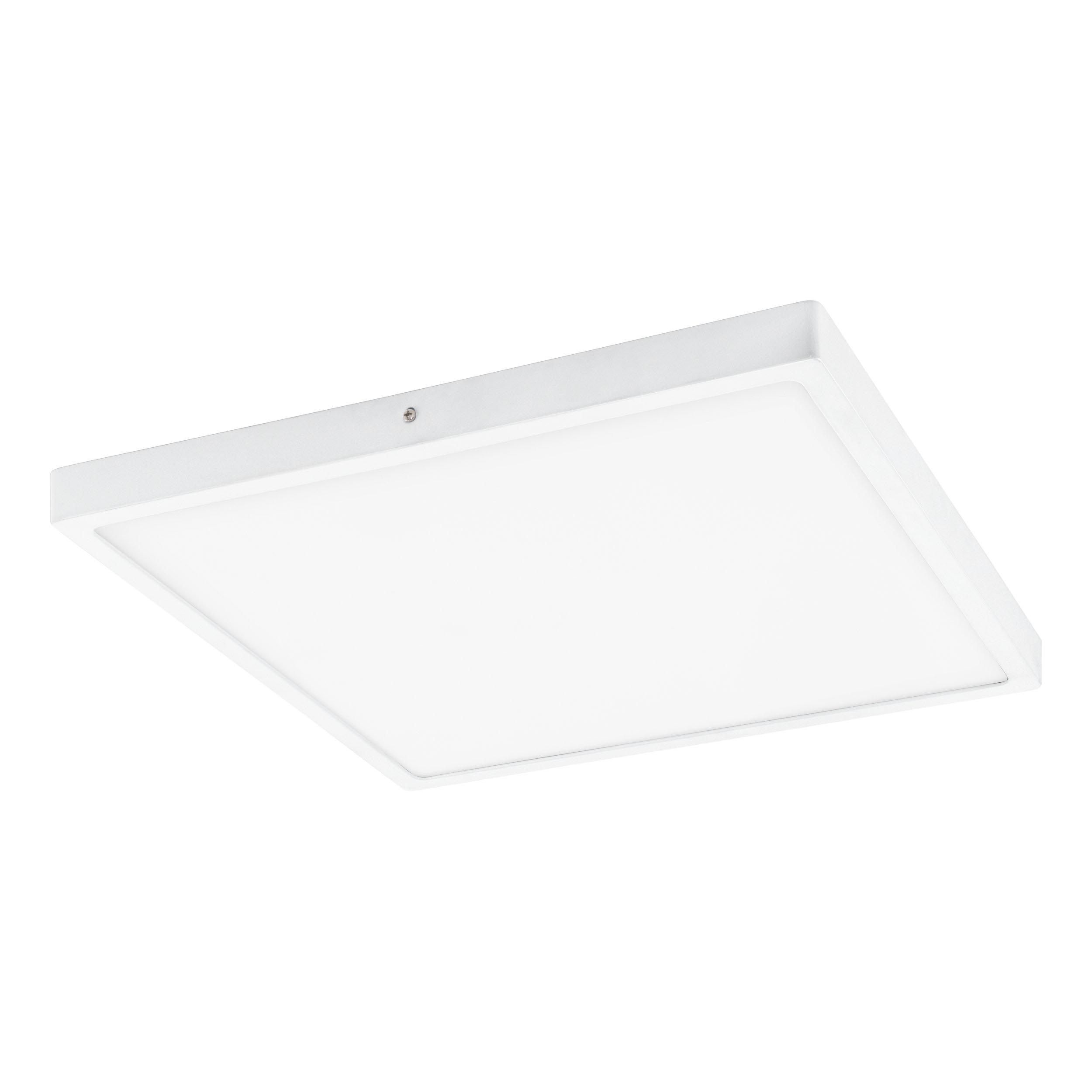 Plafonnier LED FUEVA 1 blanc 40x40cm