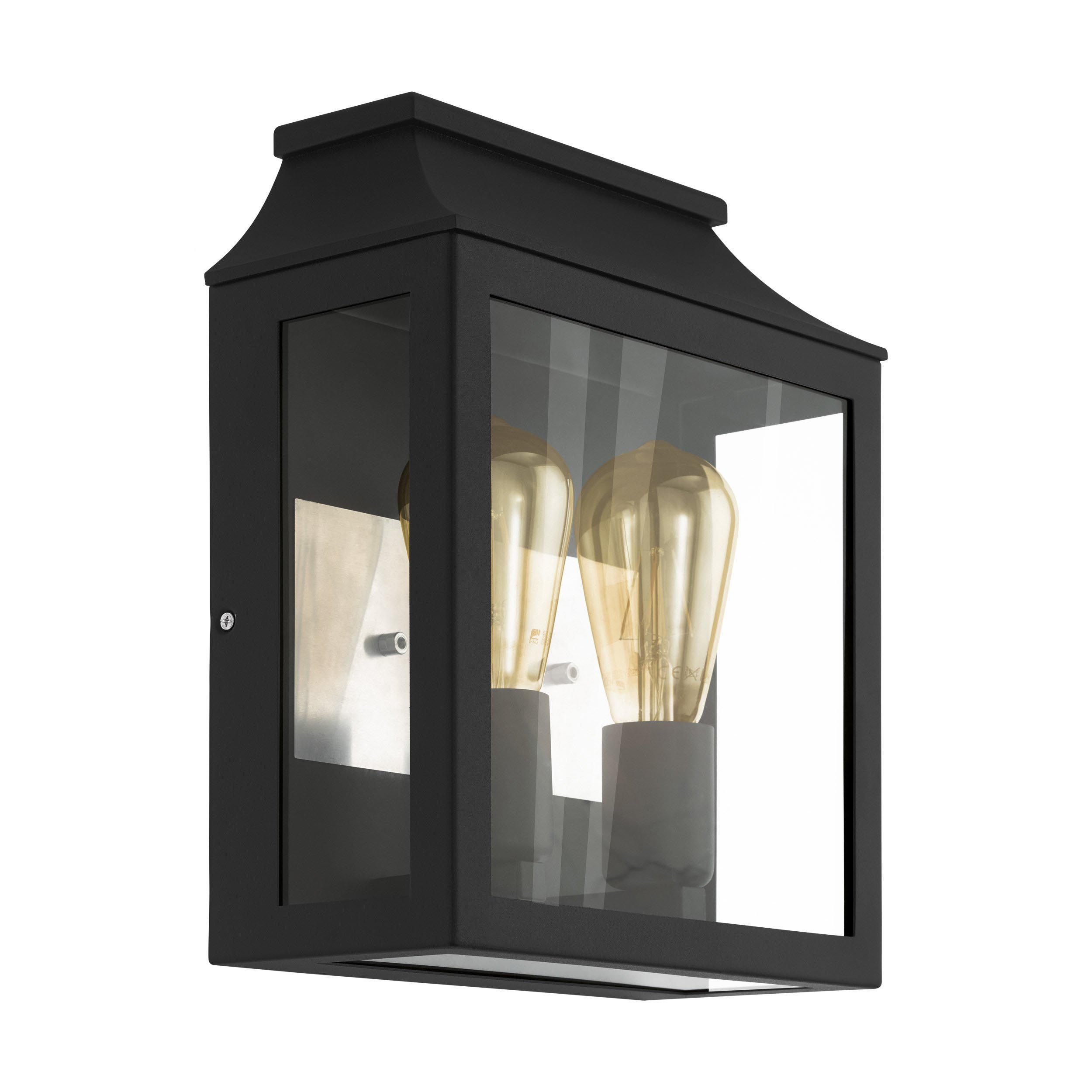 Applique extérieure SONCINO noir H33cm