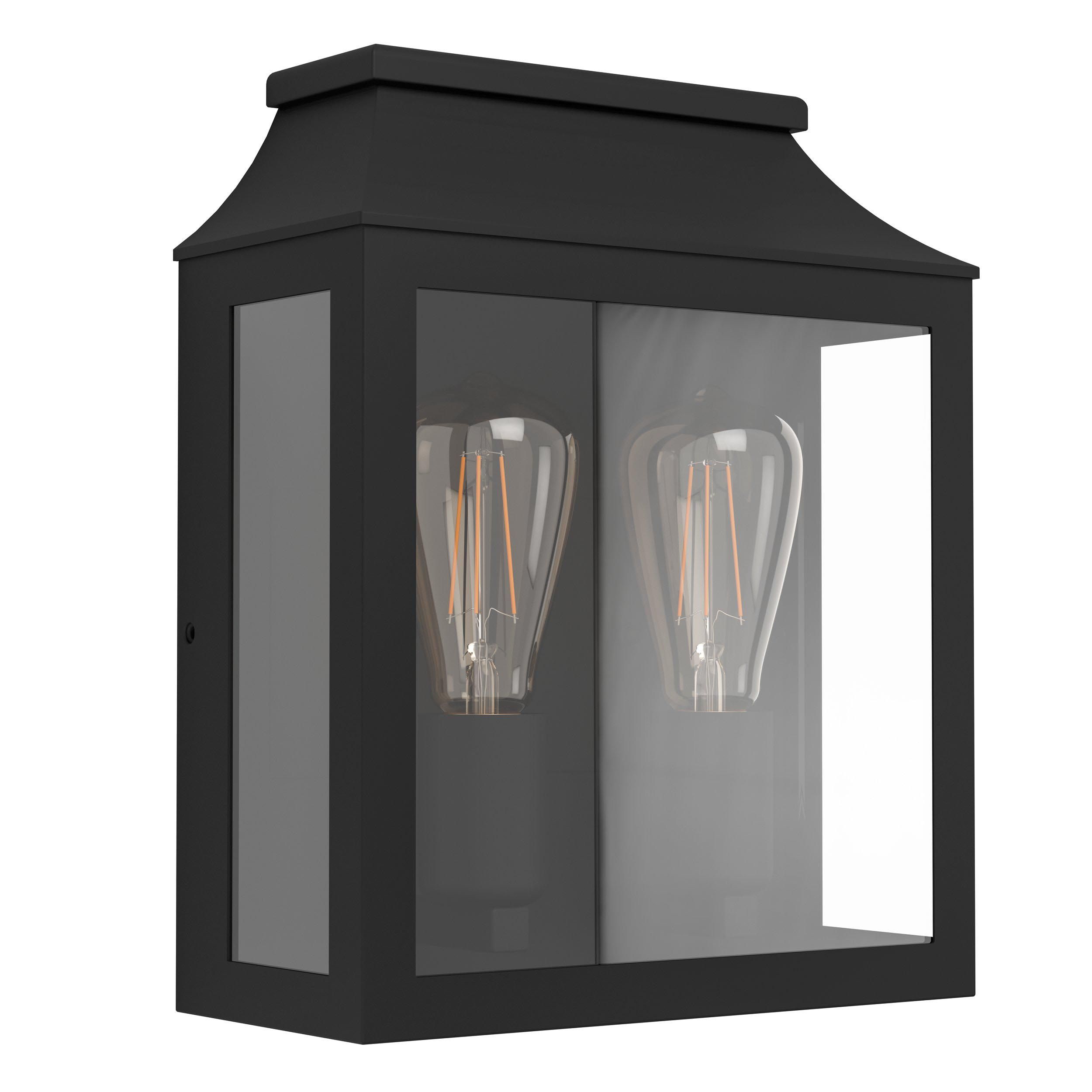 Applique extérieure SONCINO noir H33cm