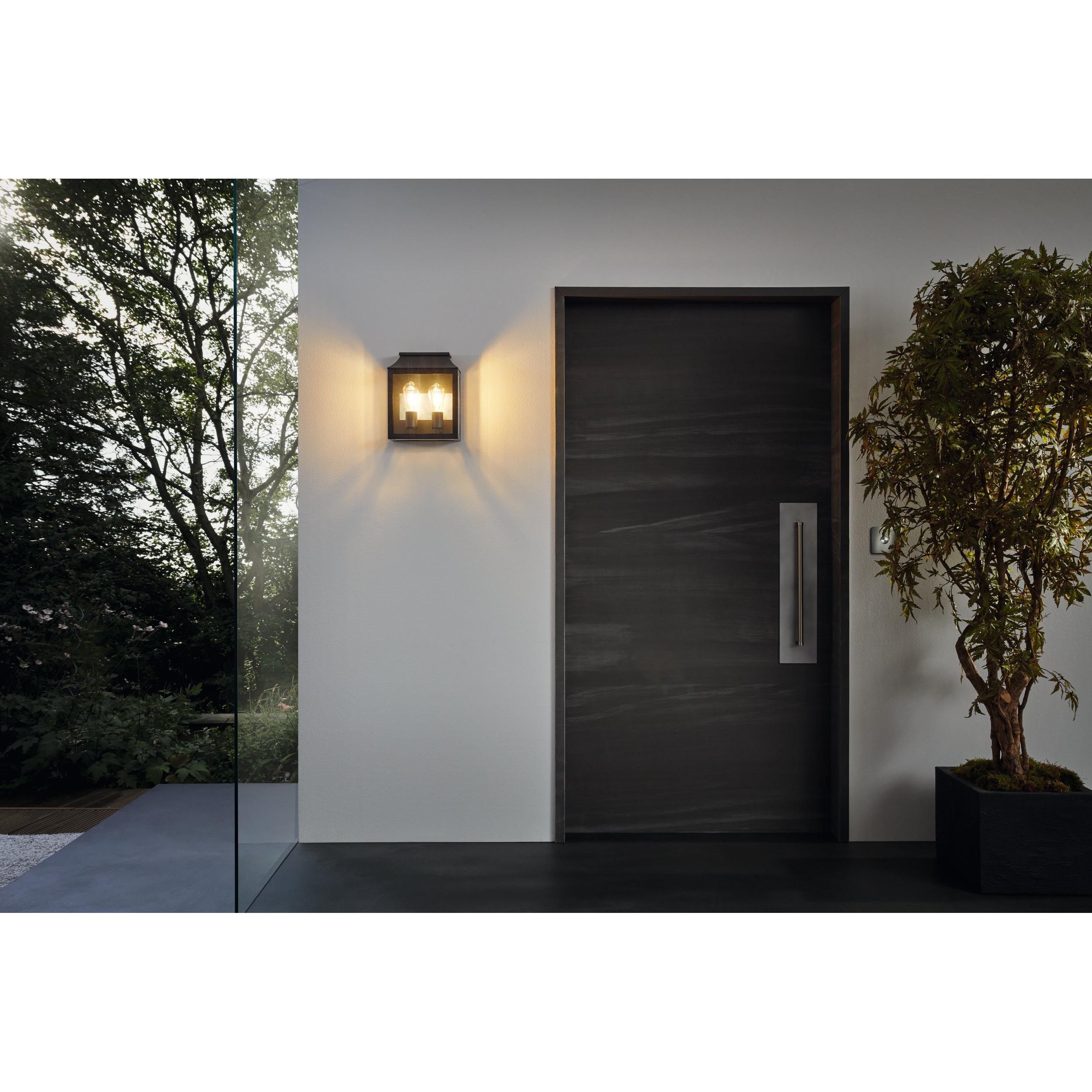 Applique extérieure SONCINO noir H33cm