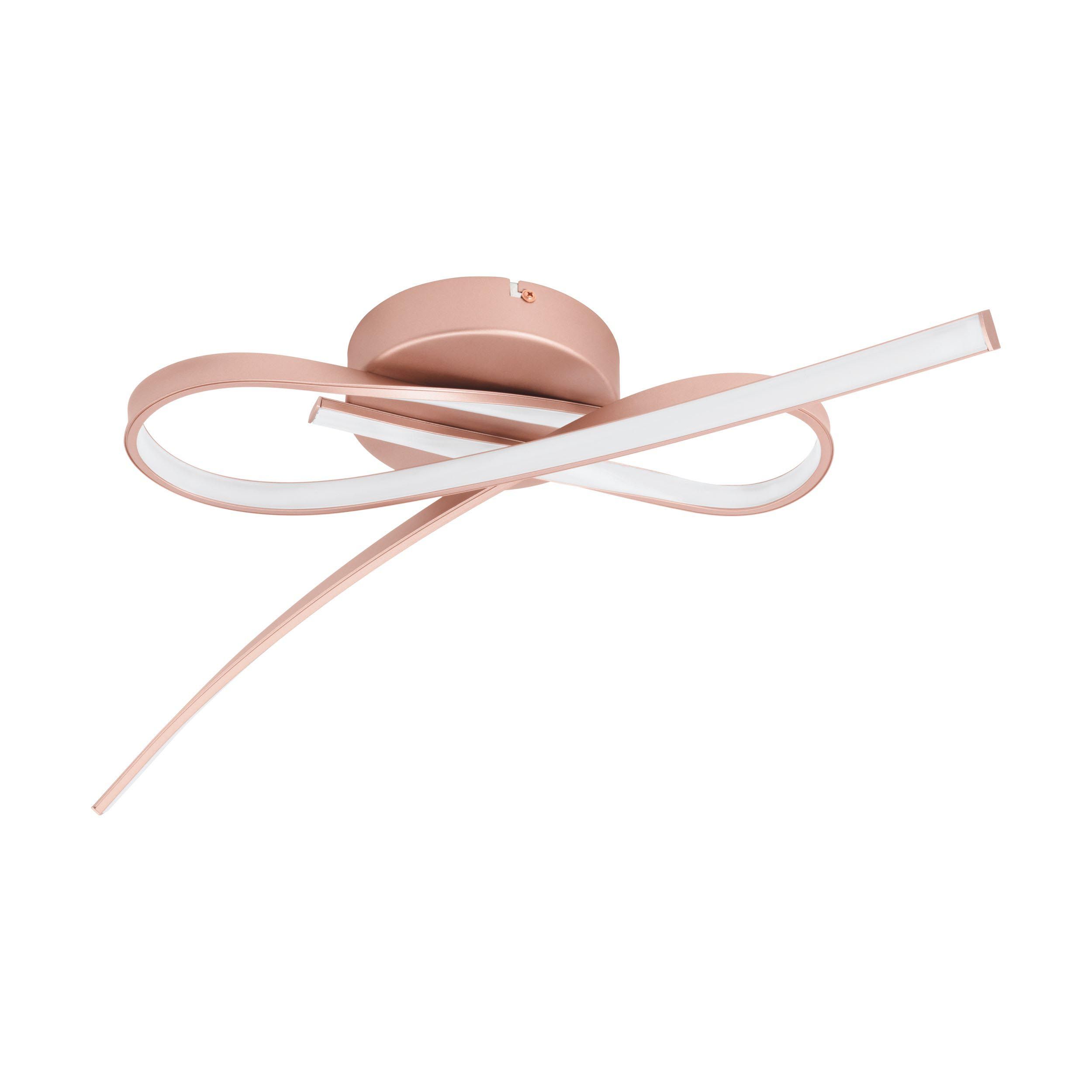 Plafonnier LED PALOZZA rose Ø31,5cm