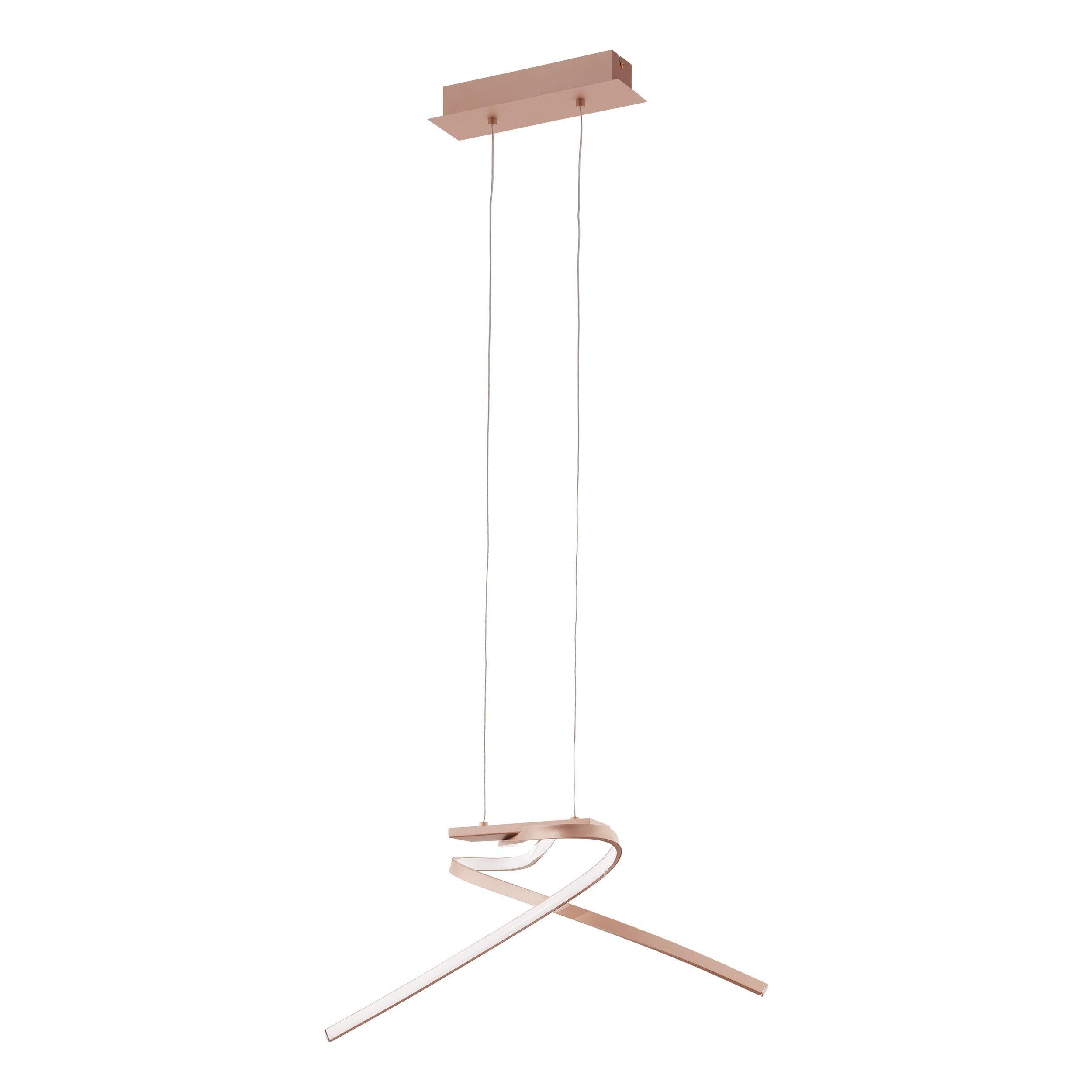 Suspension LED PALOZZA rose Ø31,5cm