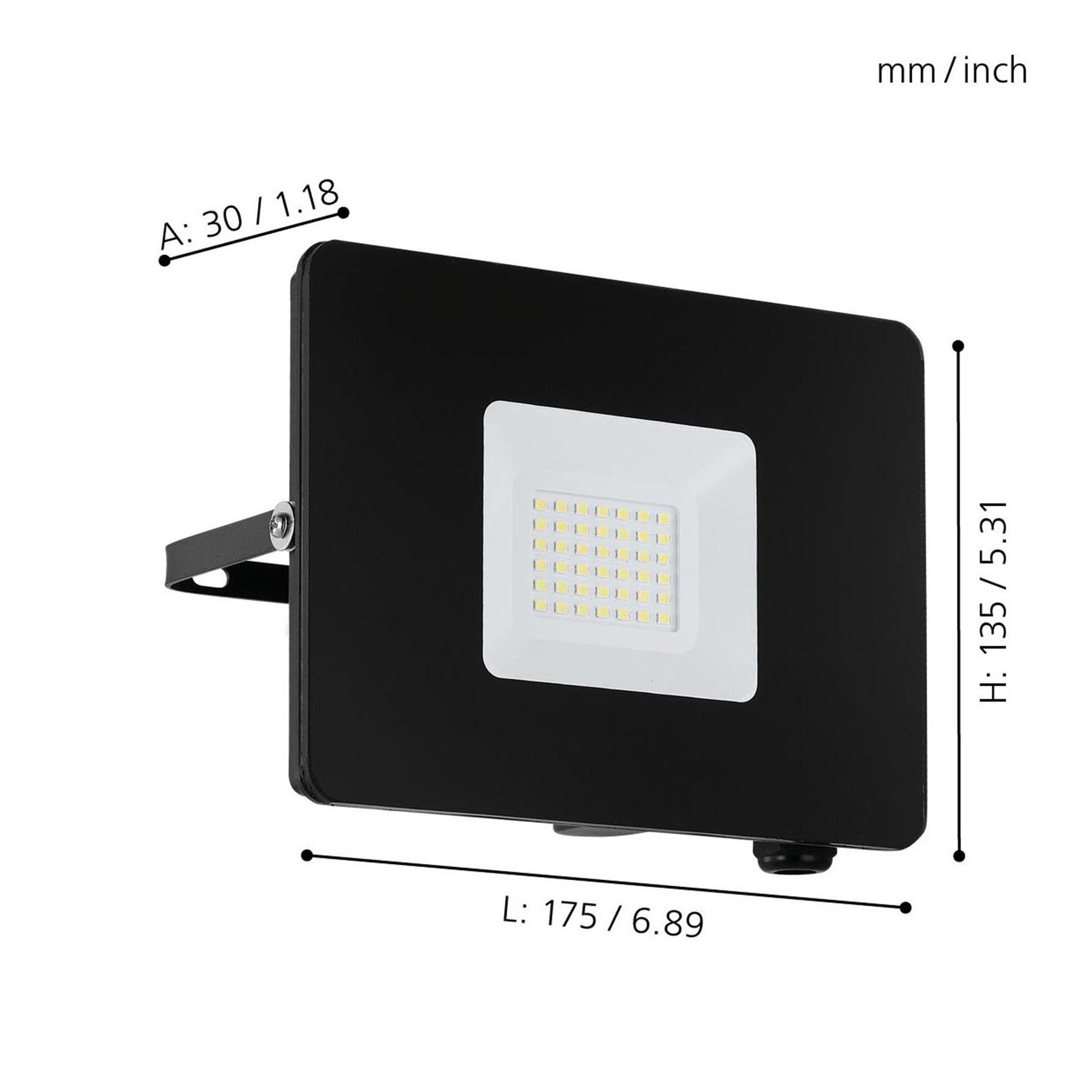 Projecteur extérieur LED FAEDO 3 noir H14,5cm