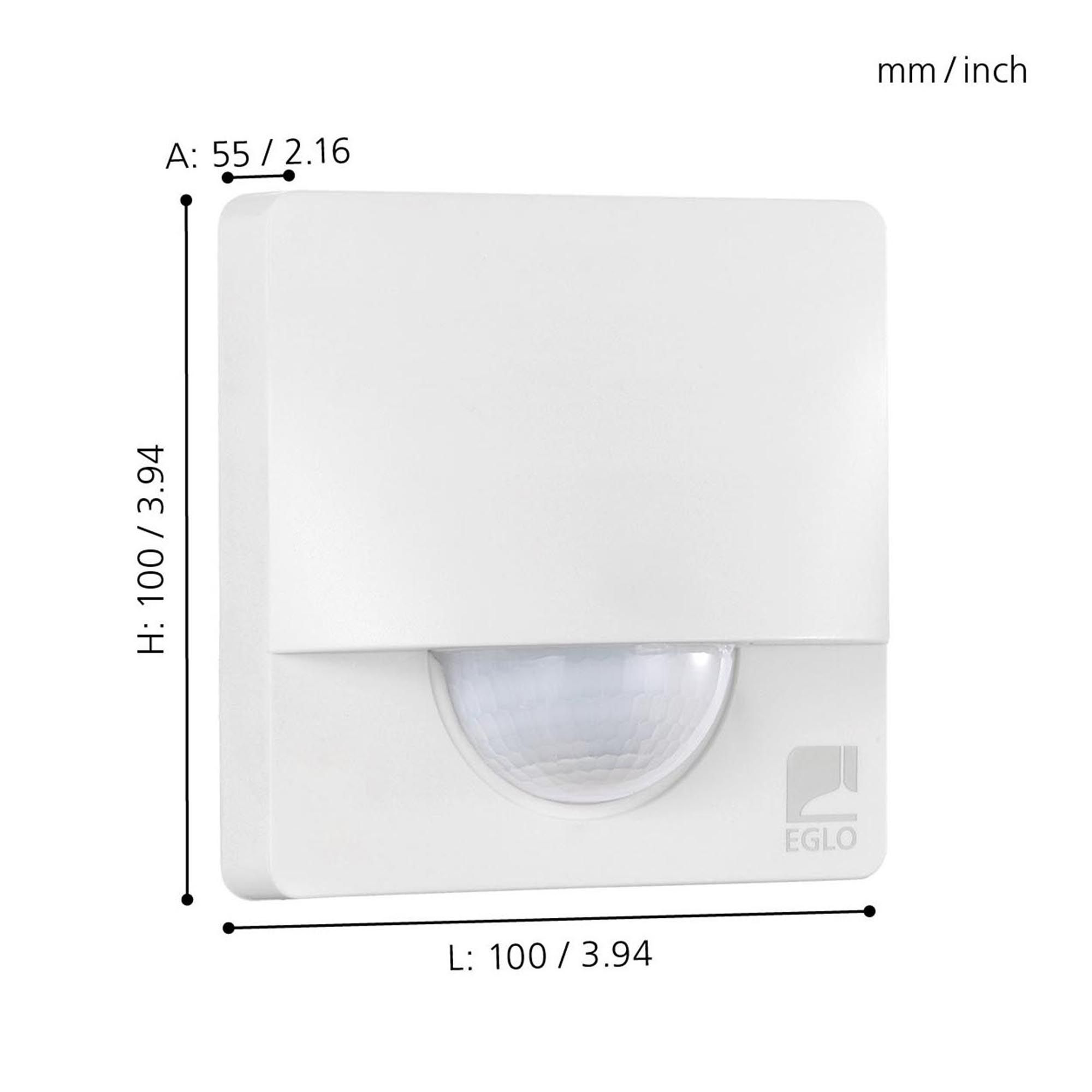Détecteur extérieur DETECT ME 3 blanc H10cm